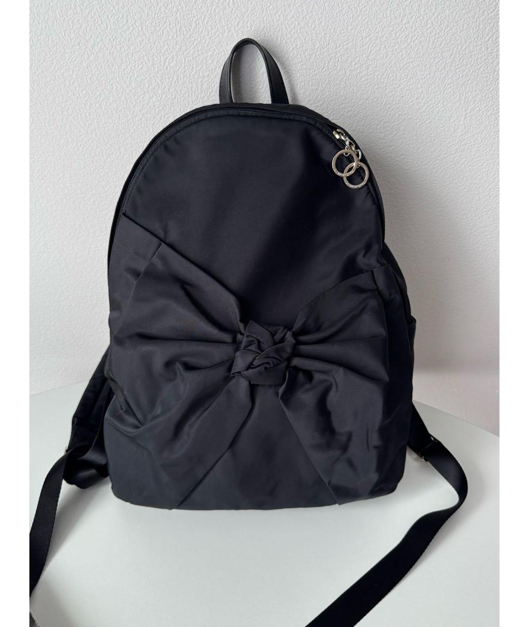 LANVIN Черный нейлоновый рюкзак, фото 6