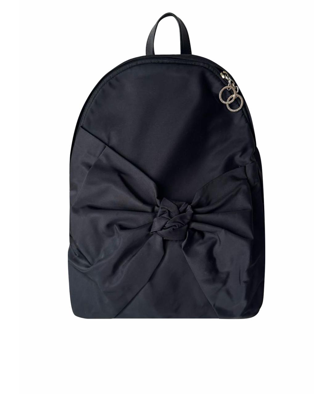 LANVIN Черный нейлоновый рюкзак, фото 1