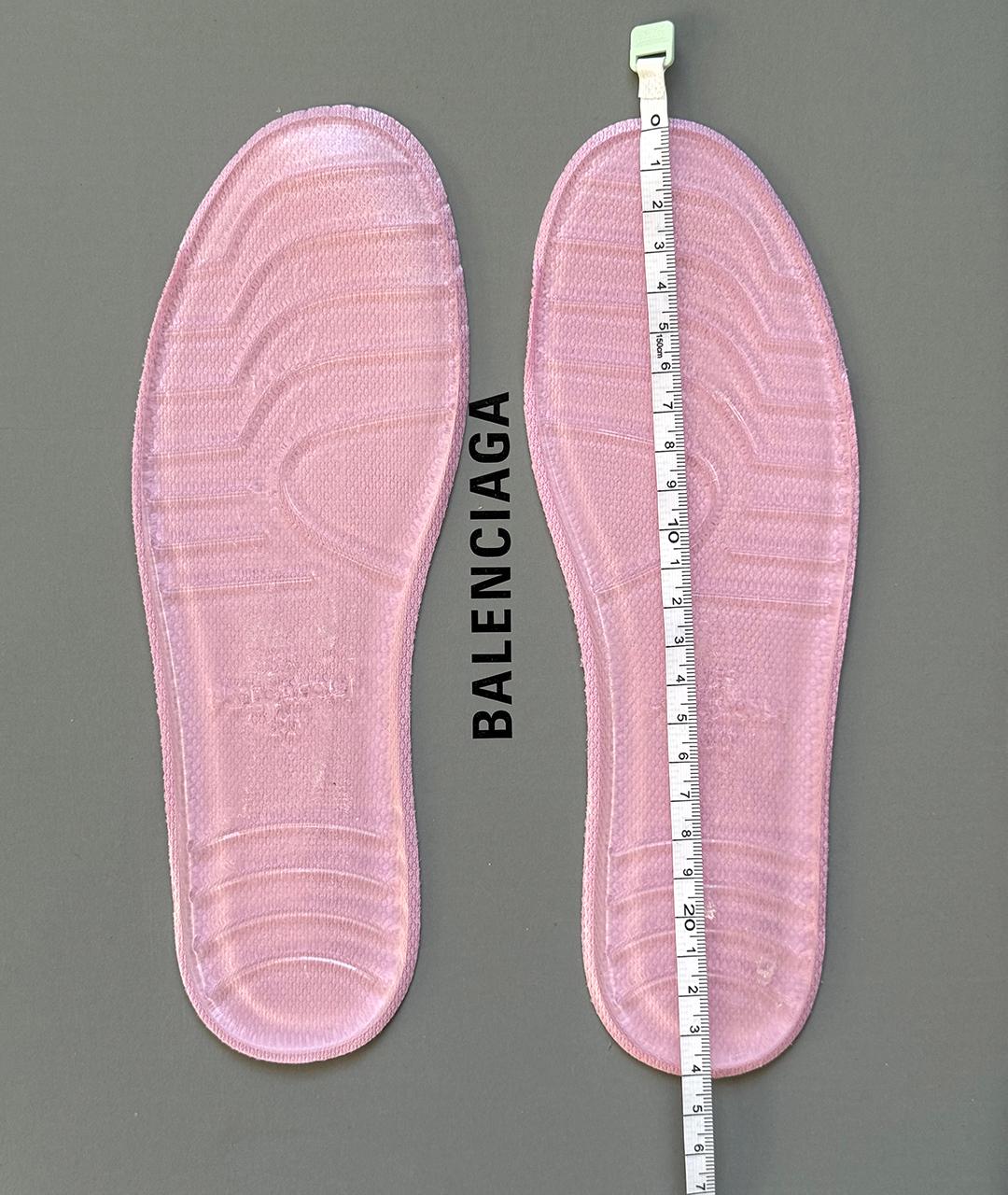 BALENCIAGA Розовые текстильные кроссовки, фото 9
