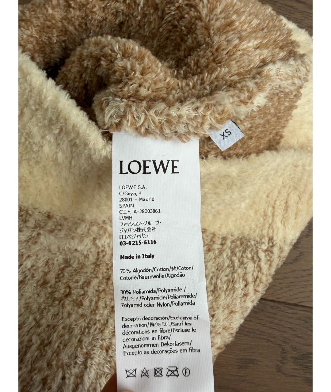 LOEWE Бежевый джемпер / свитер, фото 2