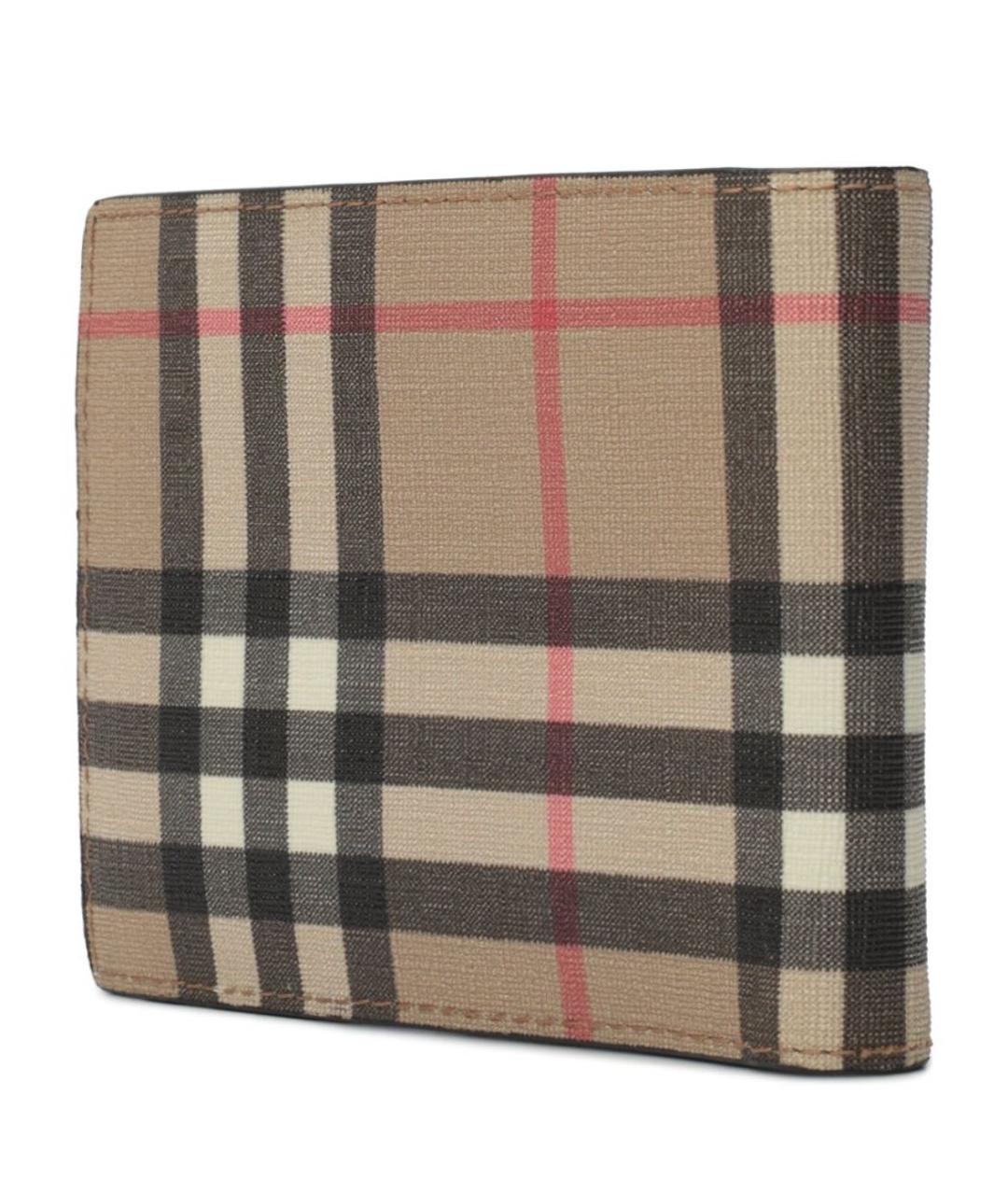 BURBERRY Бежевый кожаный кошелек, фото 2