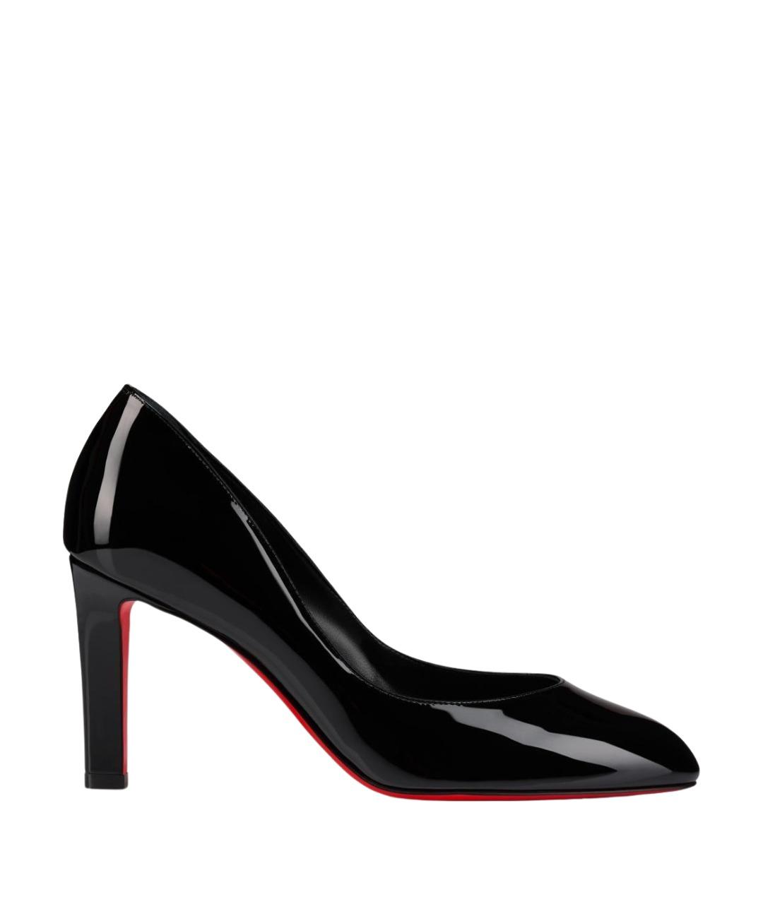 CHRISTIAN LOUBOUTIN Черные туфли из лакированной кожи, фото 1