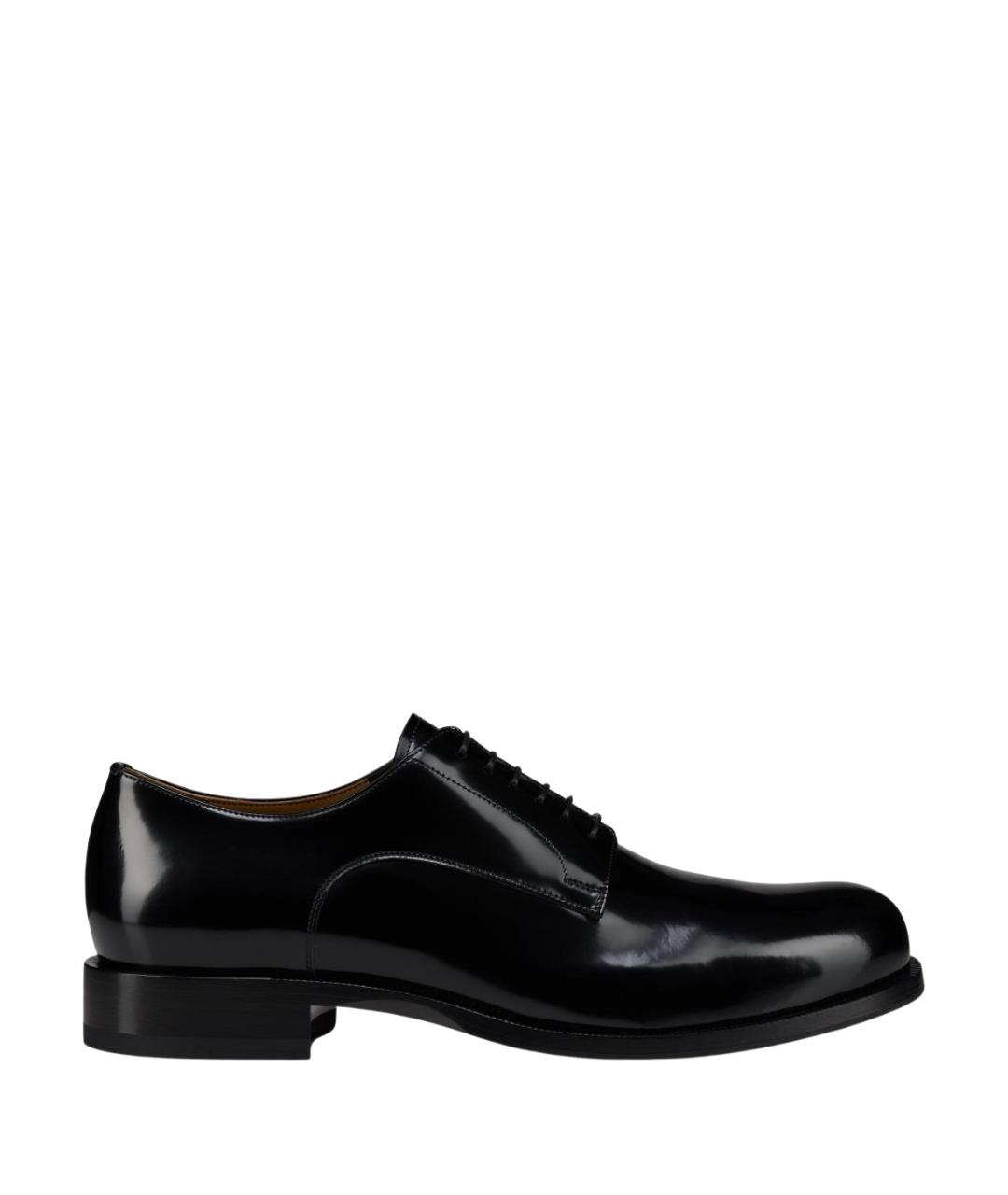 CHRISTIAN LOUBOUTIN Черные кожаные туфли, фото 1