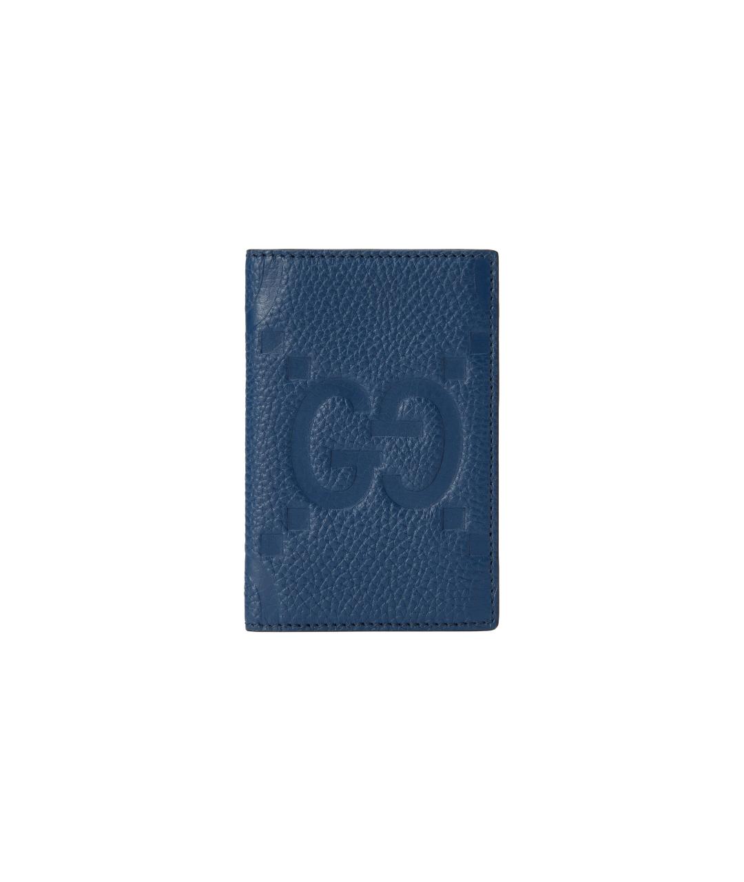 GUCCI Синий кожаный кардхолдер, фото 6