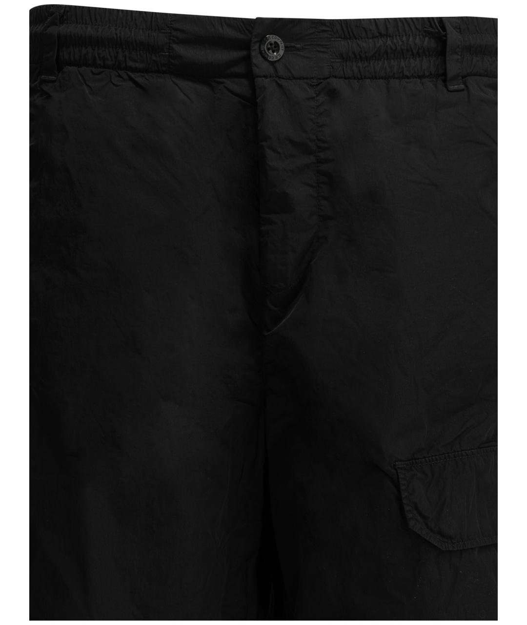 CP COMPANY Черные полиамидовые повседневные брюки, фото 3