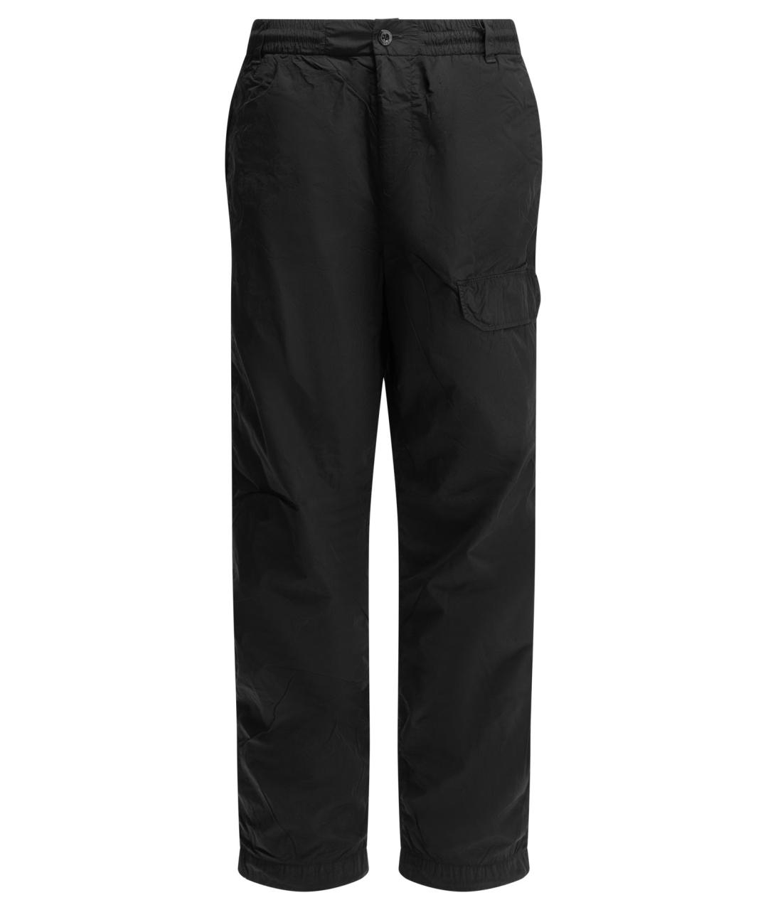 CP COMPANY Черные полиамидовые повседневные брюки, фото 1