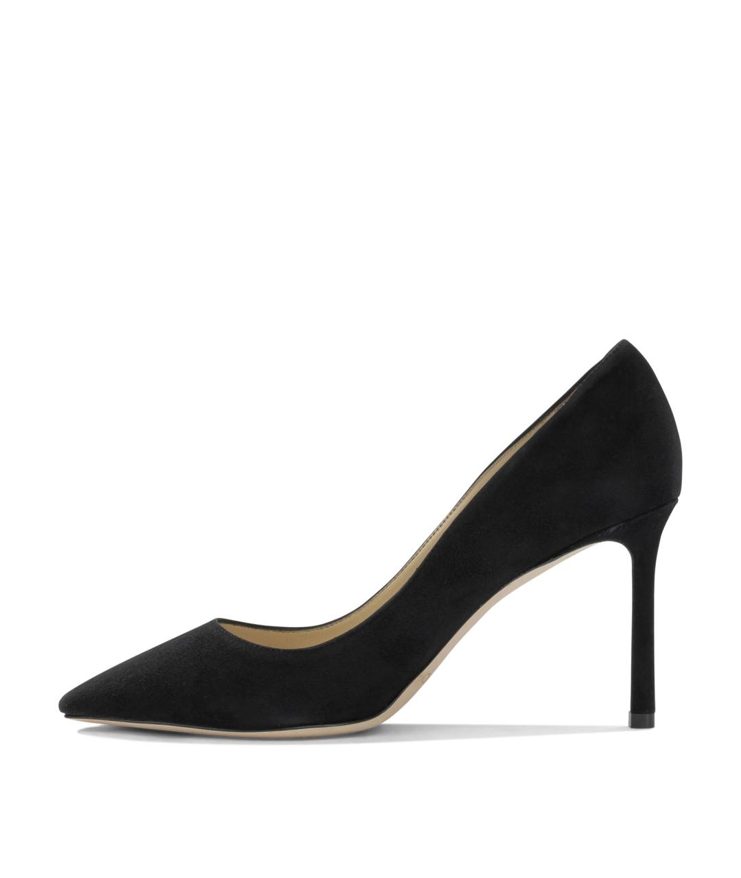 JIMMY CHOO Черные замшевые туфли, фото 3