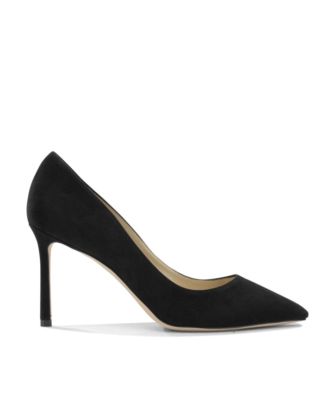 JIMMY CHOO Черные замшевые туфли, фото 1