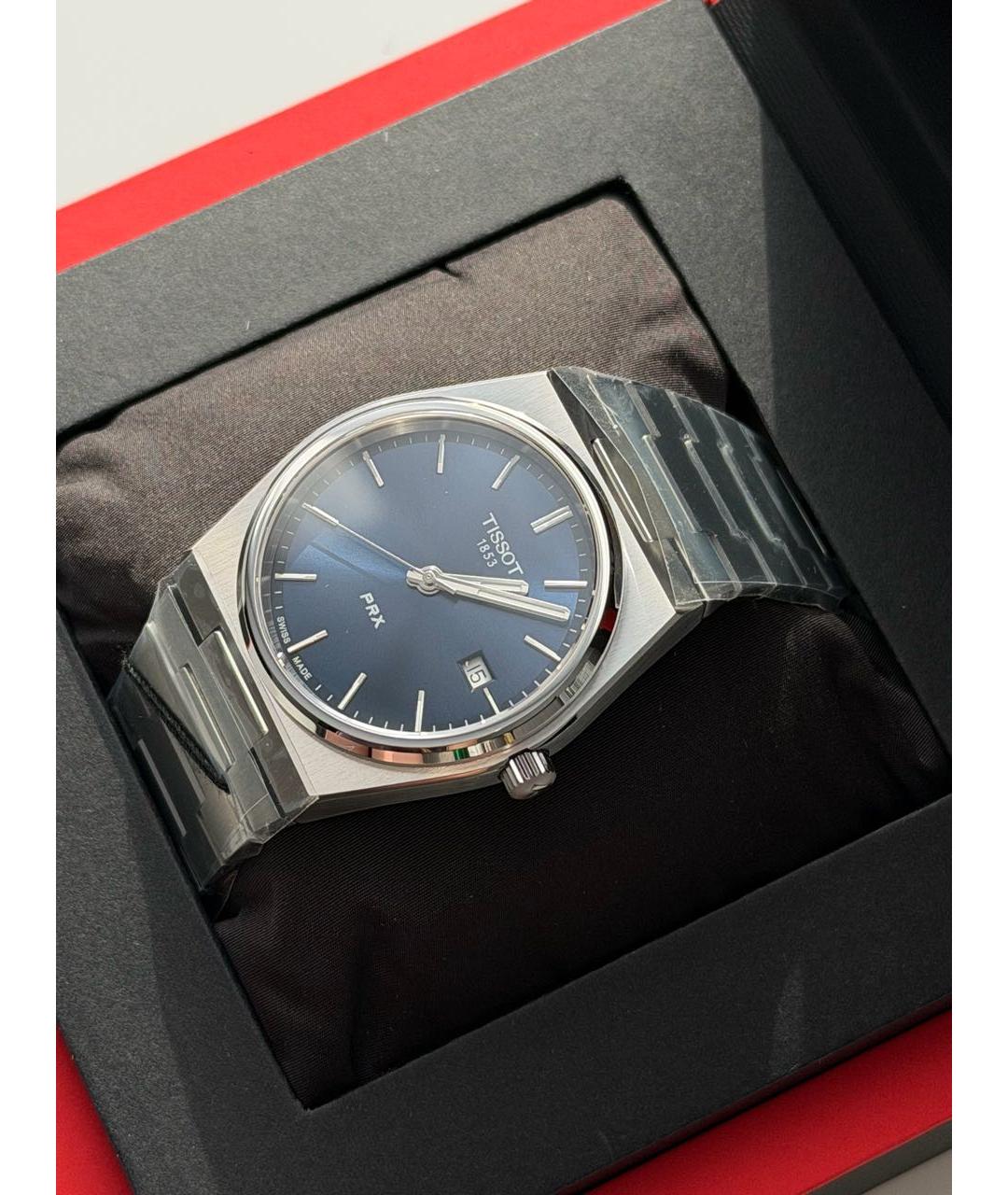 TISSOT Синие стальные часы, фото 3
