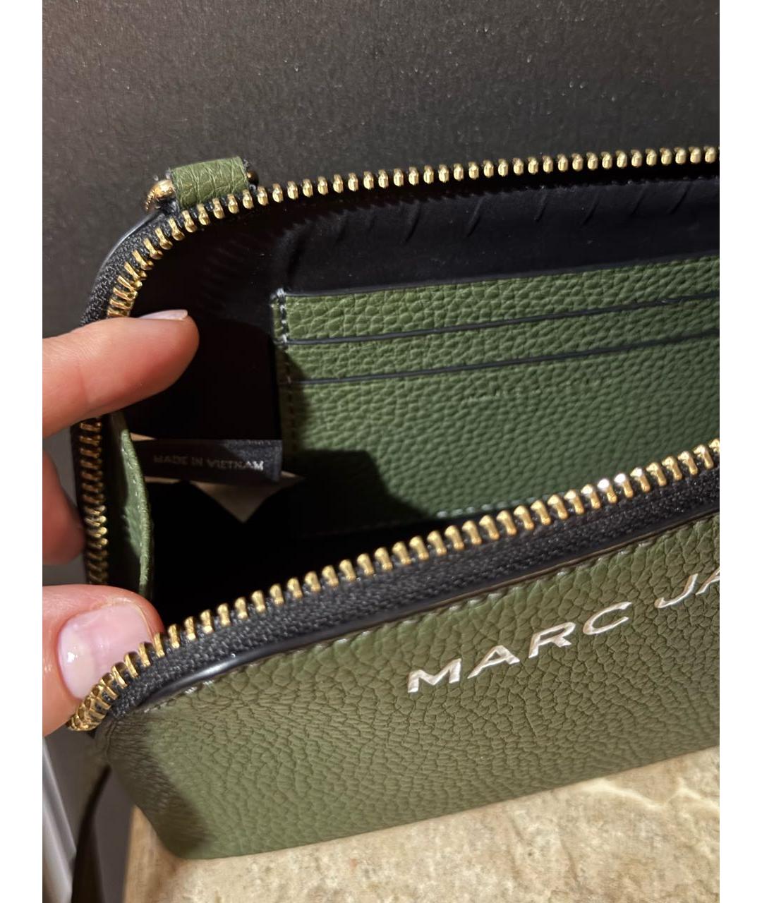 MARC JACOBS Хаки кожаная сумка через плечо, фото 4