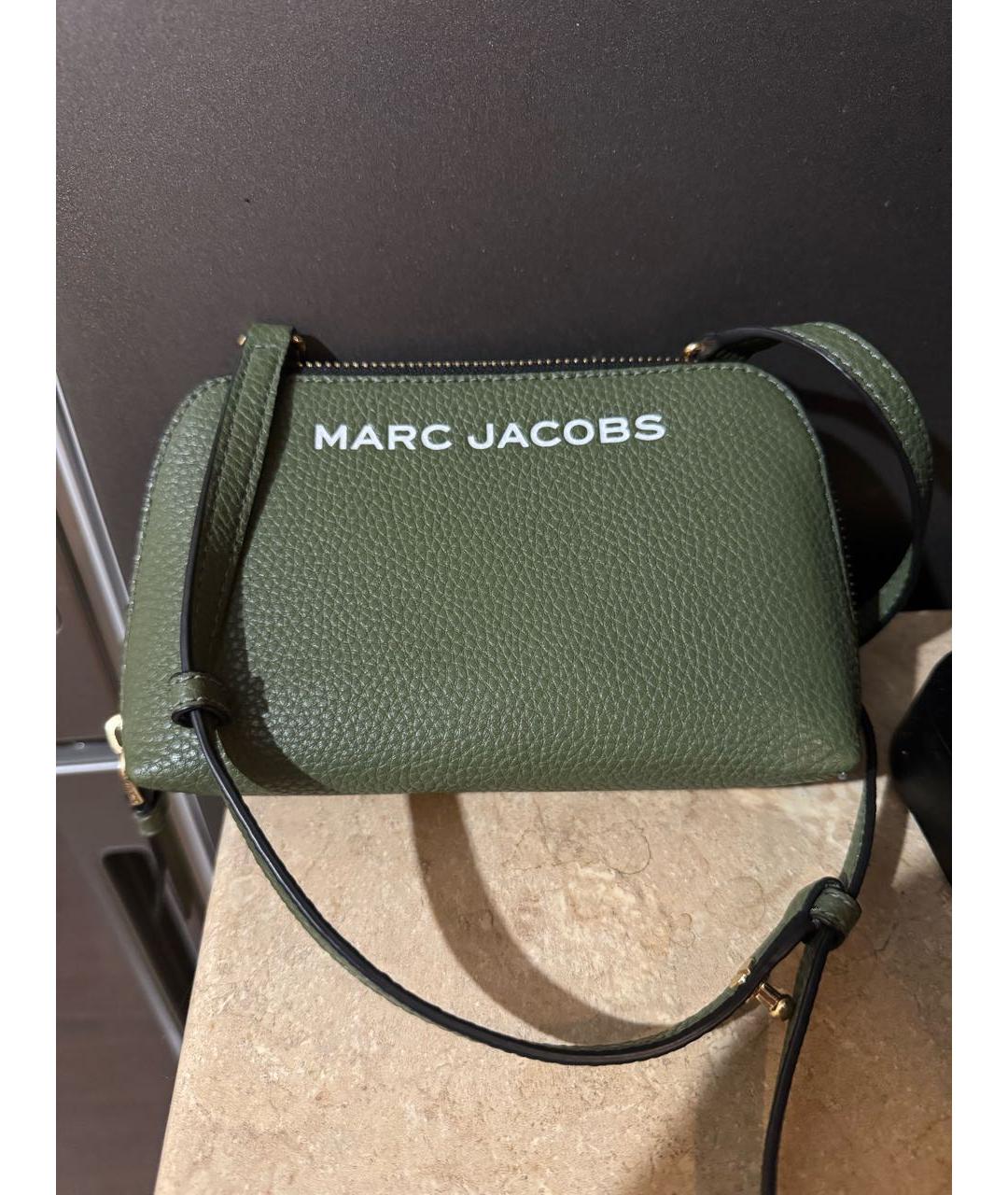 MARC JACOBS Хаки кожаная сумка через плечо, фото 5
