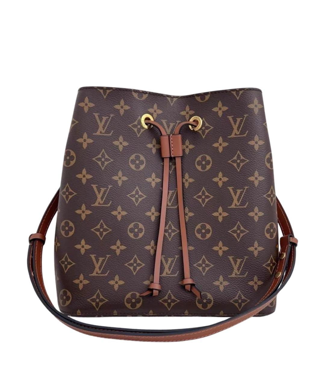 LOUIS VUITTON Коричневая канва сумка через плечо, фото 1
