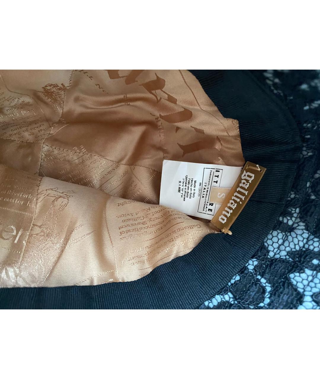 JOHN GALLIANO Черная шляпа, фото 4