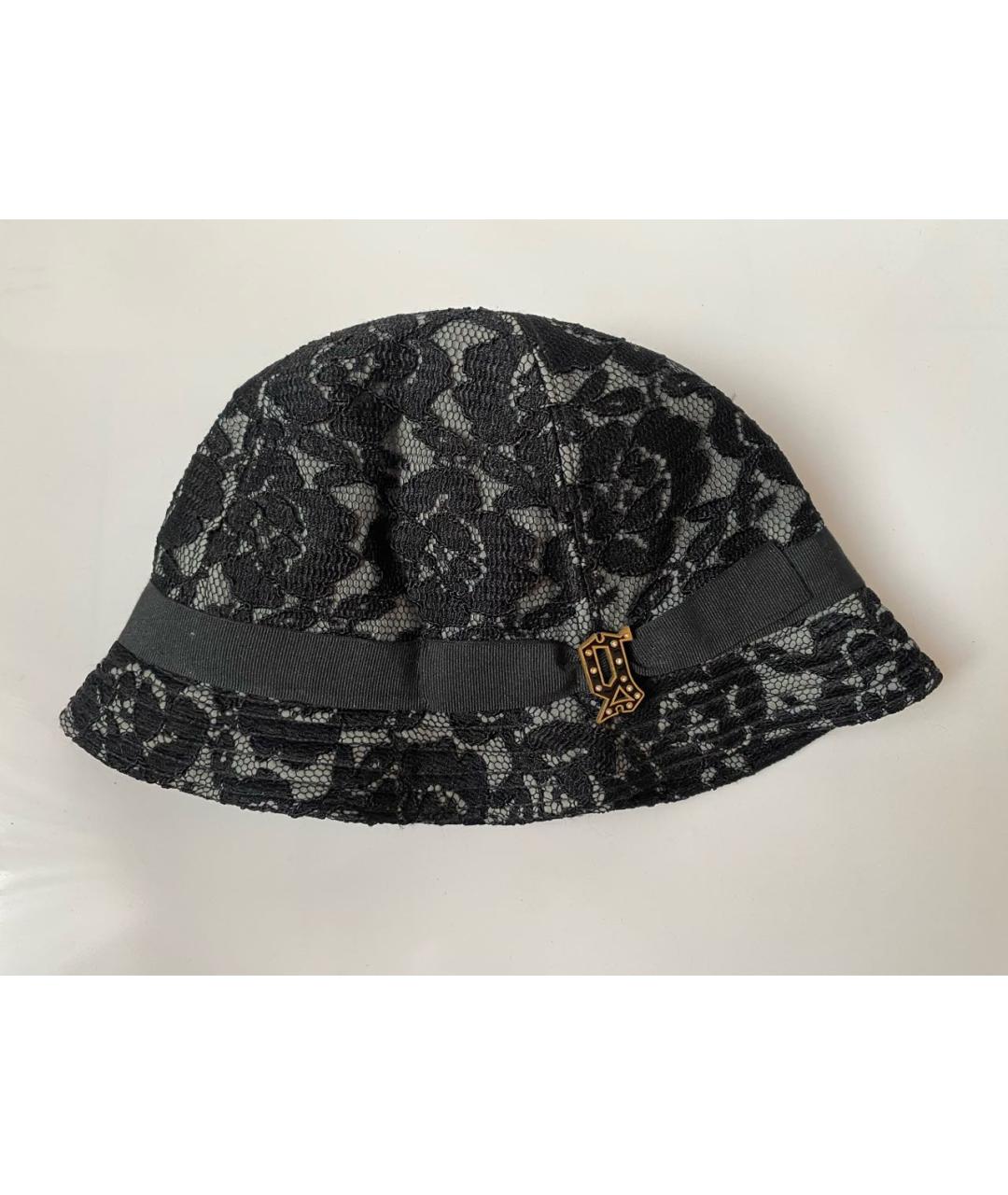 JOHN GALLIANO Черная шляпа, фото 3