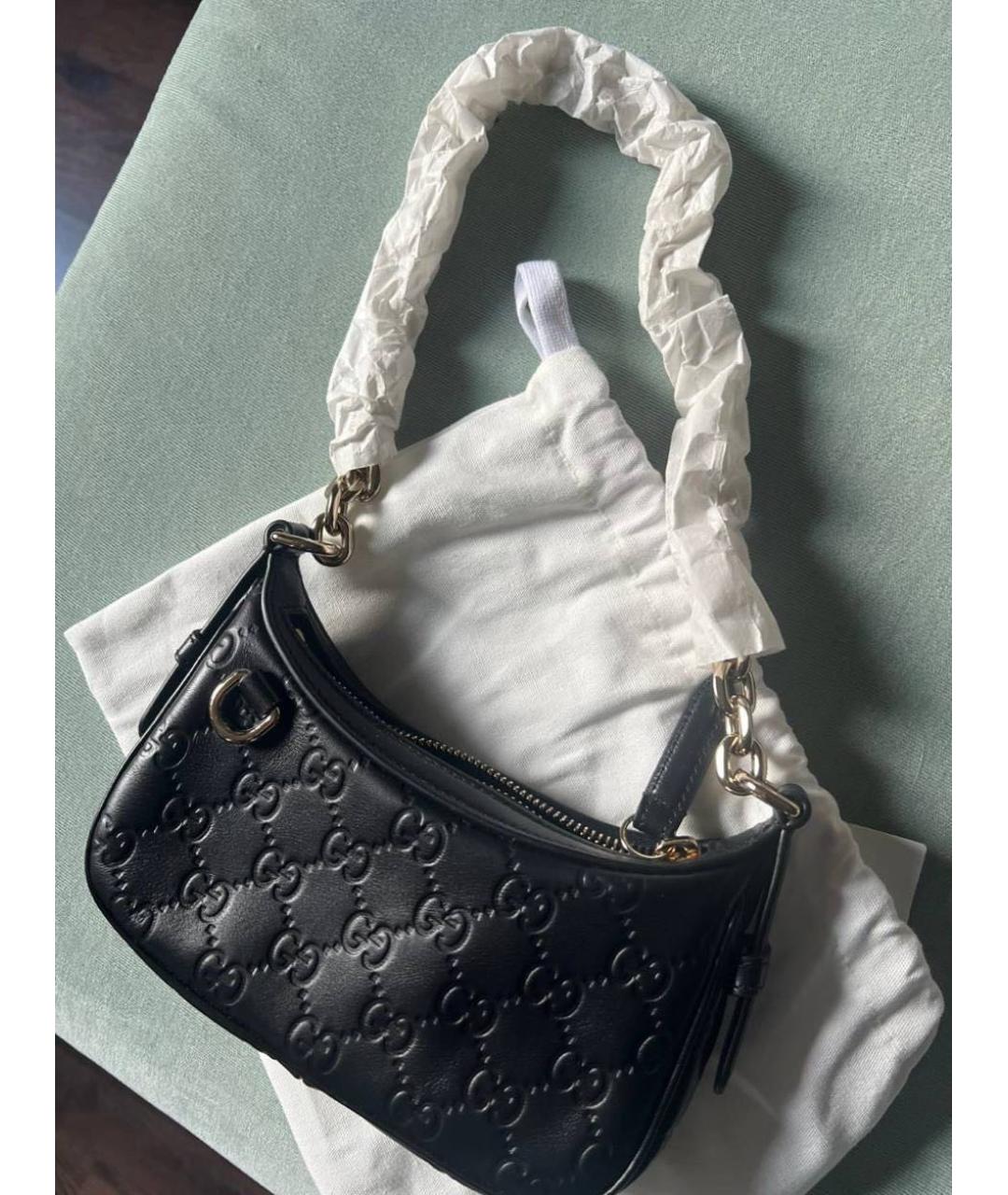 GUCCI Черная сумка через плечо, фото 4
