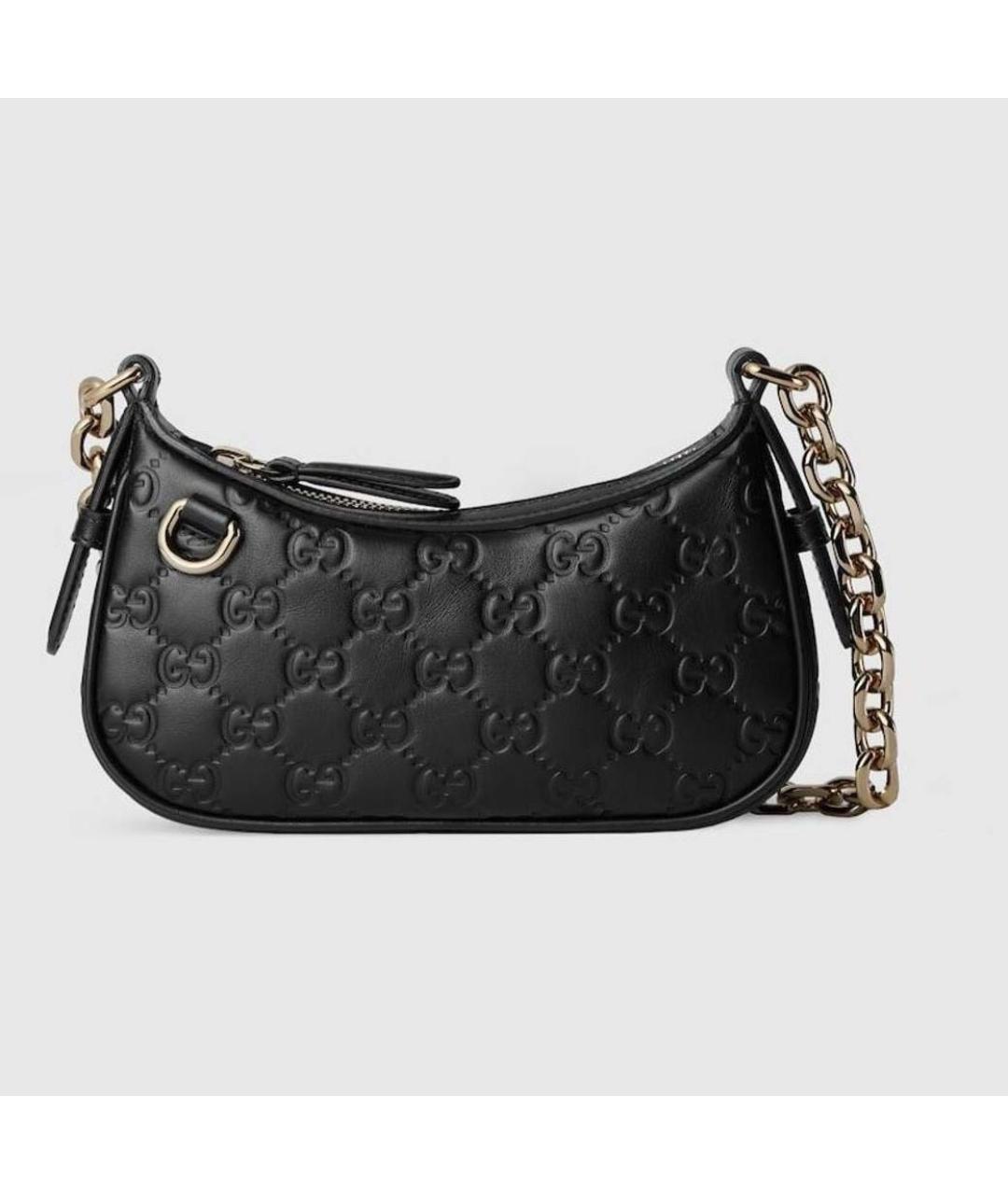 GUCCI Черная сумка через плечо, фото 5