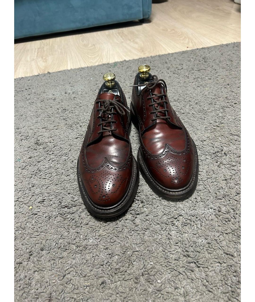 CROCKETT&JONES Коричневые кожаные туфли, фото 2