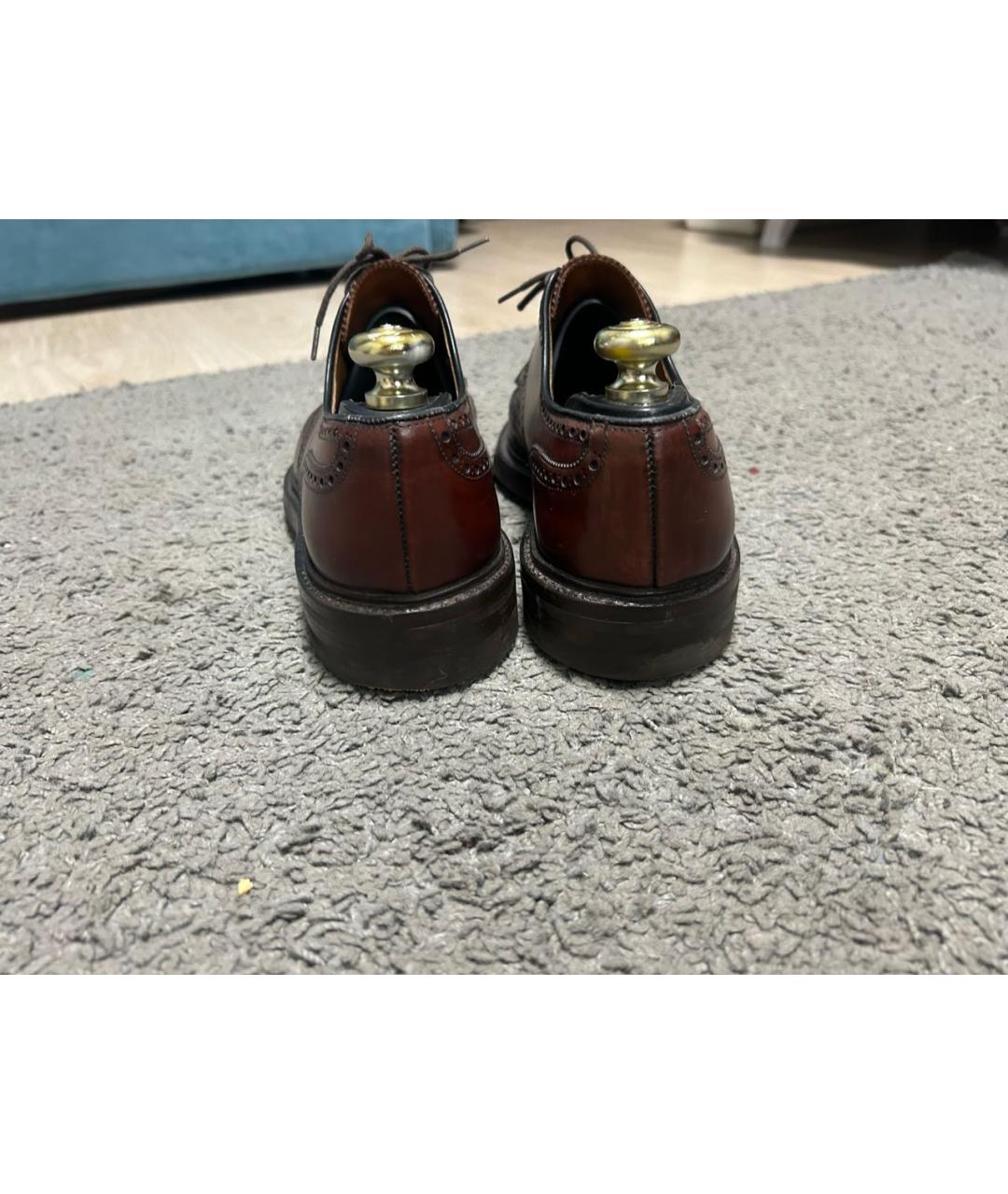 CROCKETT&JONES Коричневые кожаные туфли, фото 4