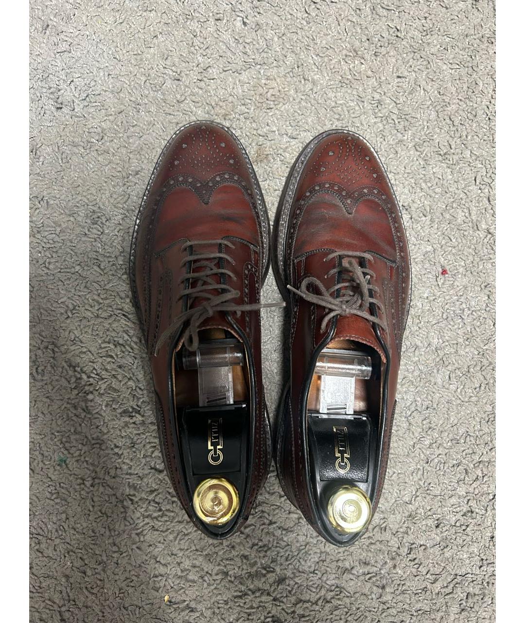 CROCKETT&JONES Коричневые кожаные туфли, фото 3