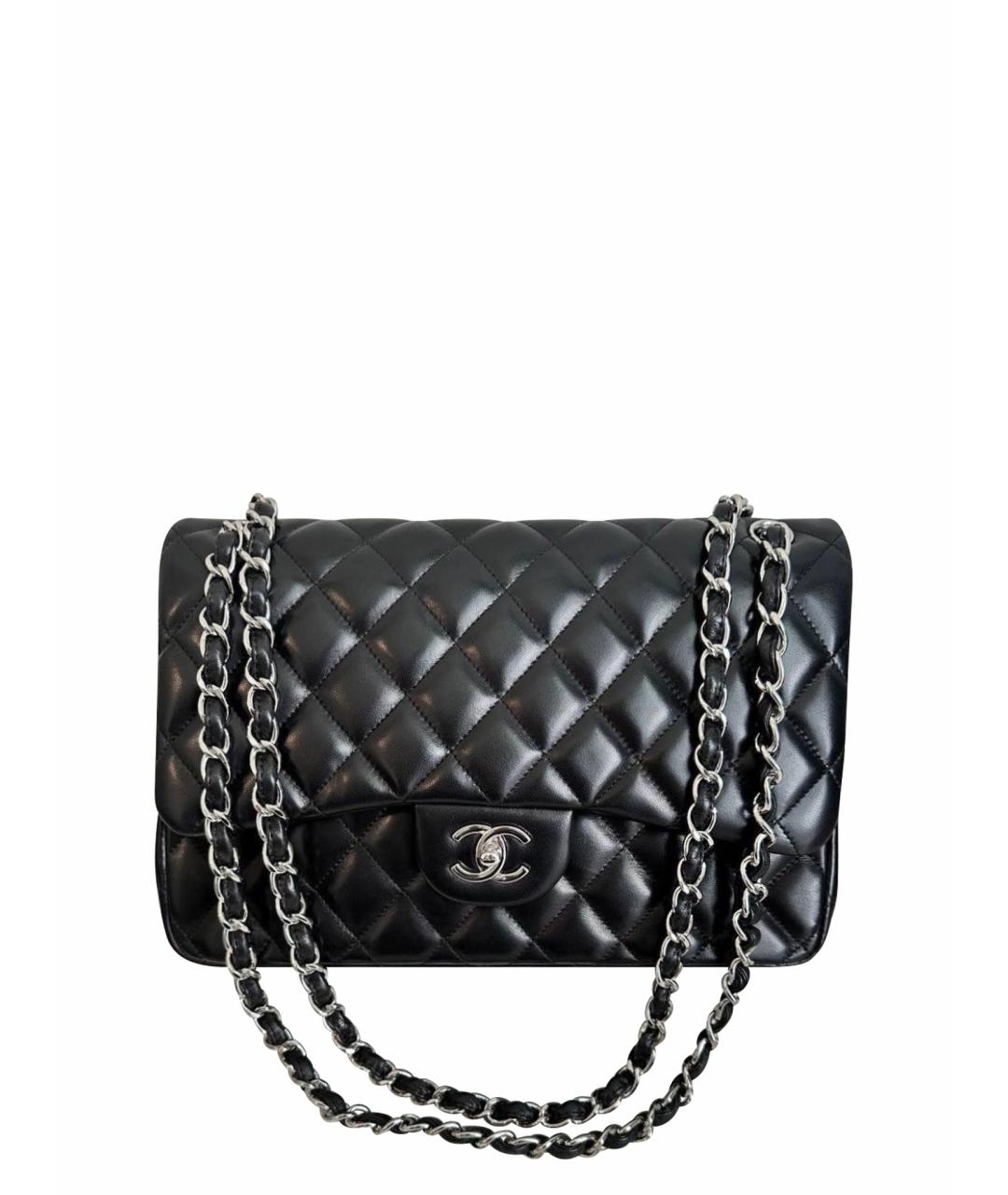 CHANEL Черная кожаная сумка тоут, фото 1