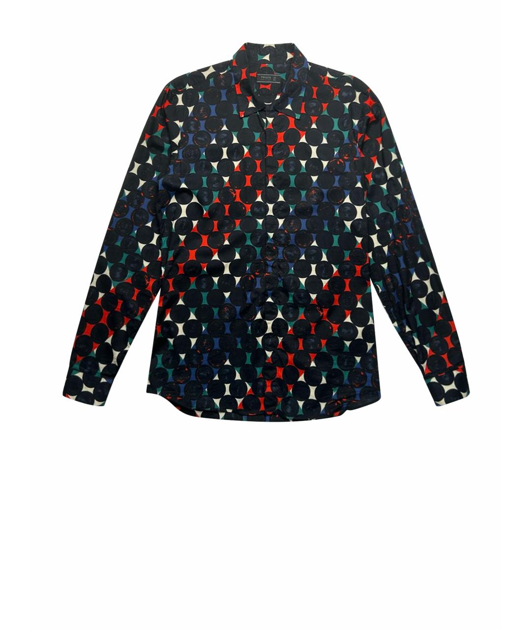 PRADA Мульти хлопковая кэжуал рубашка, фото 1