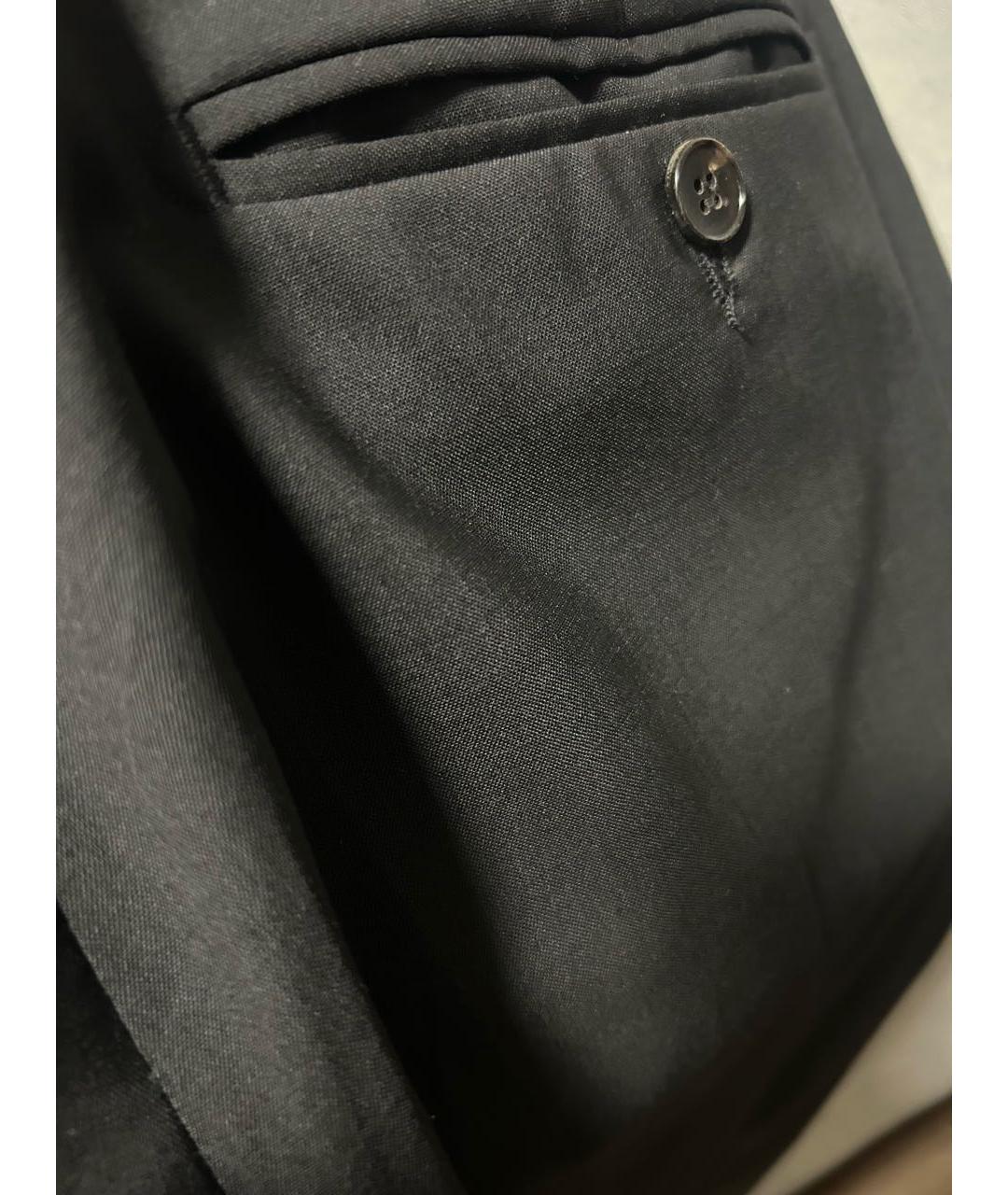 GUCCI Черные полиэстеровые классические брюки, фото 4
