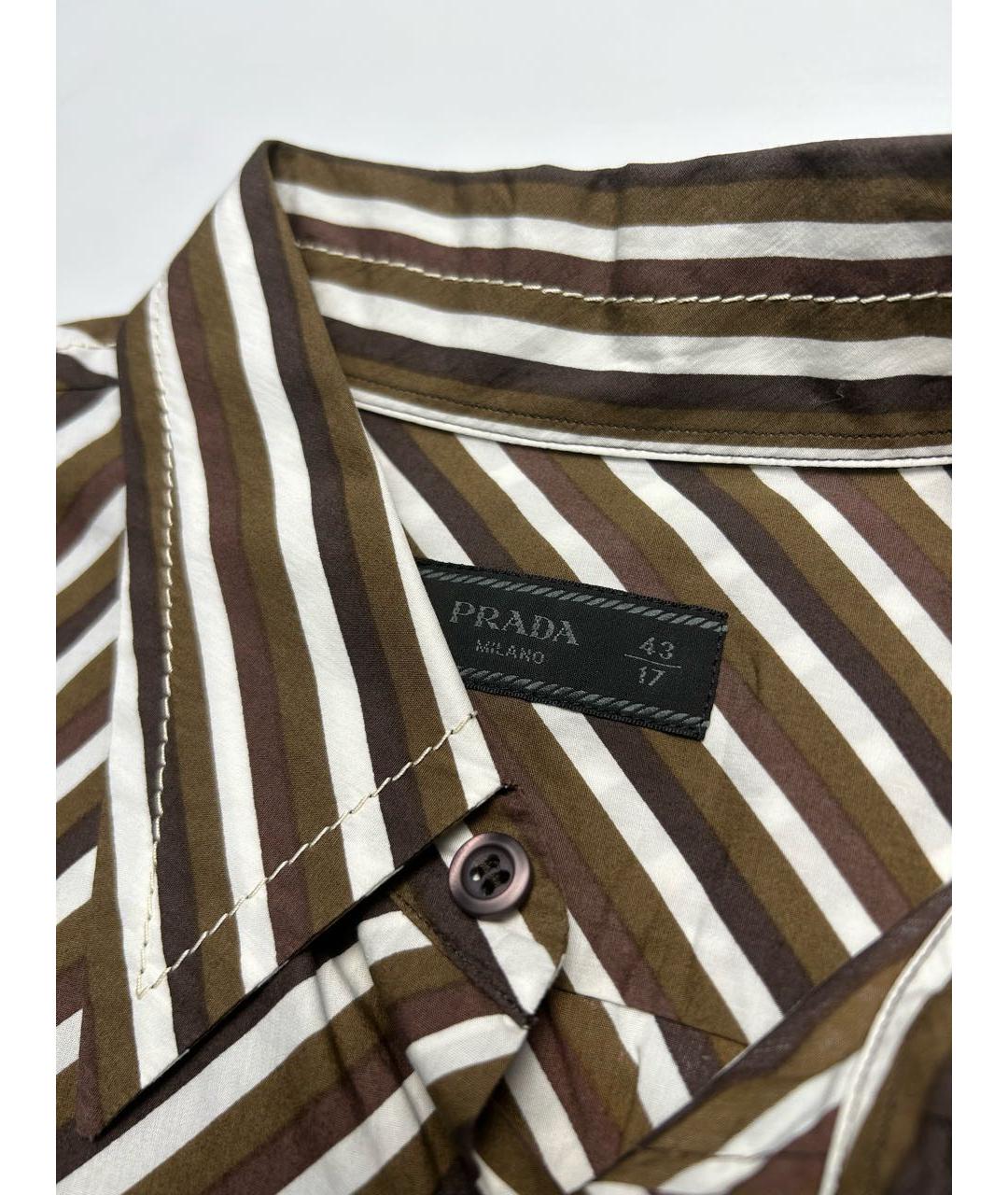 PRADA Мульти хлопковая кэжуал рубашка, фото 2