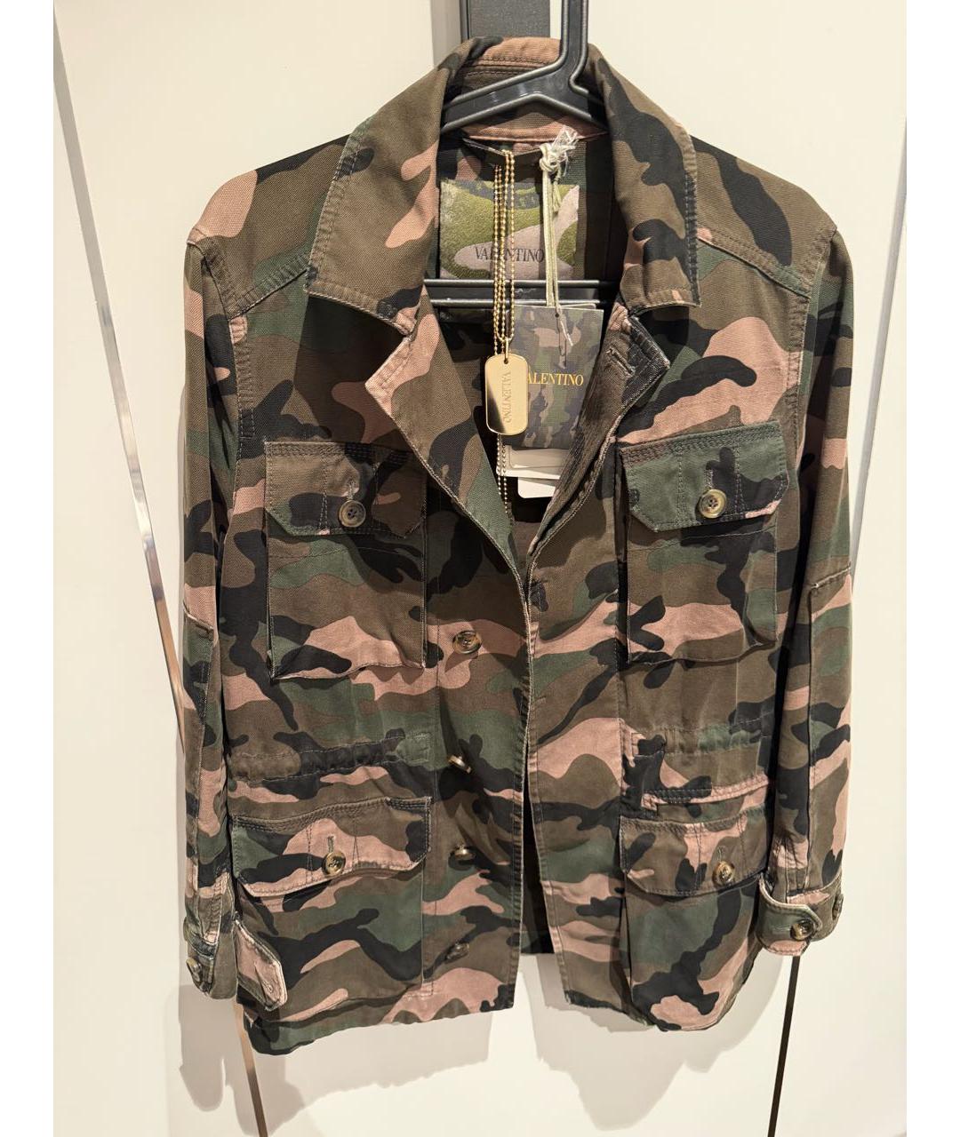 VALENTINO Хаки хлопковая парка, фото 8