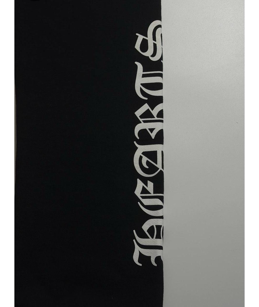 CHROME HEARTS Черные хлопковые спортивные брюки и шорты, фото 4