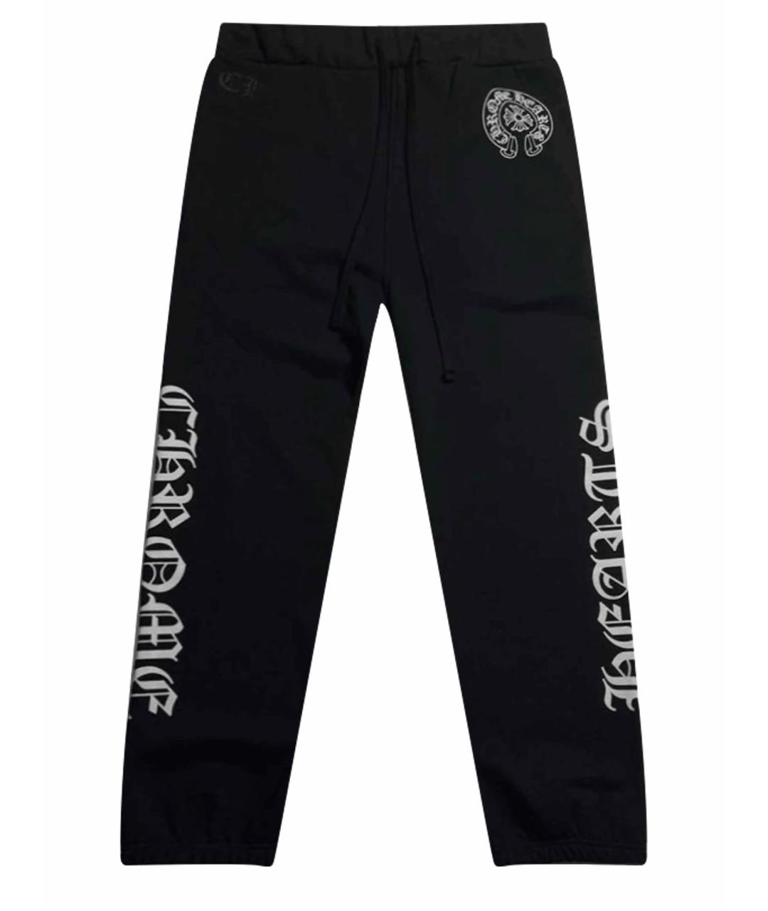 CHROME HEARTS Черные хлопковые спортивные брюки и шорты, фото 1