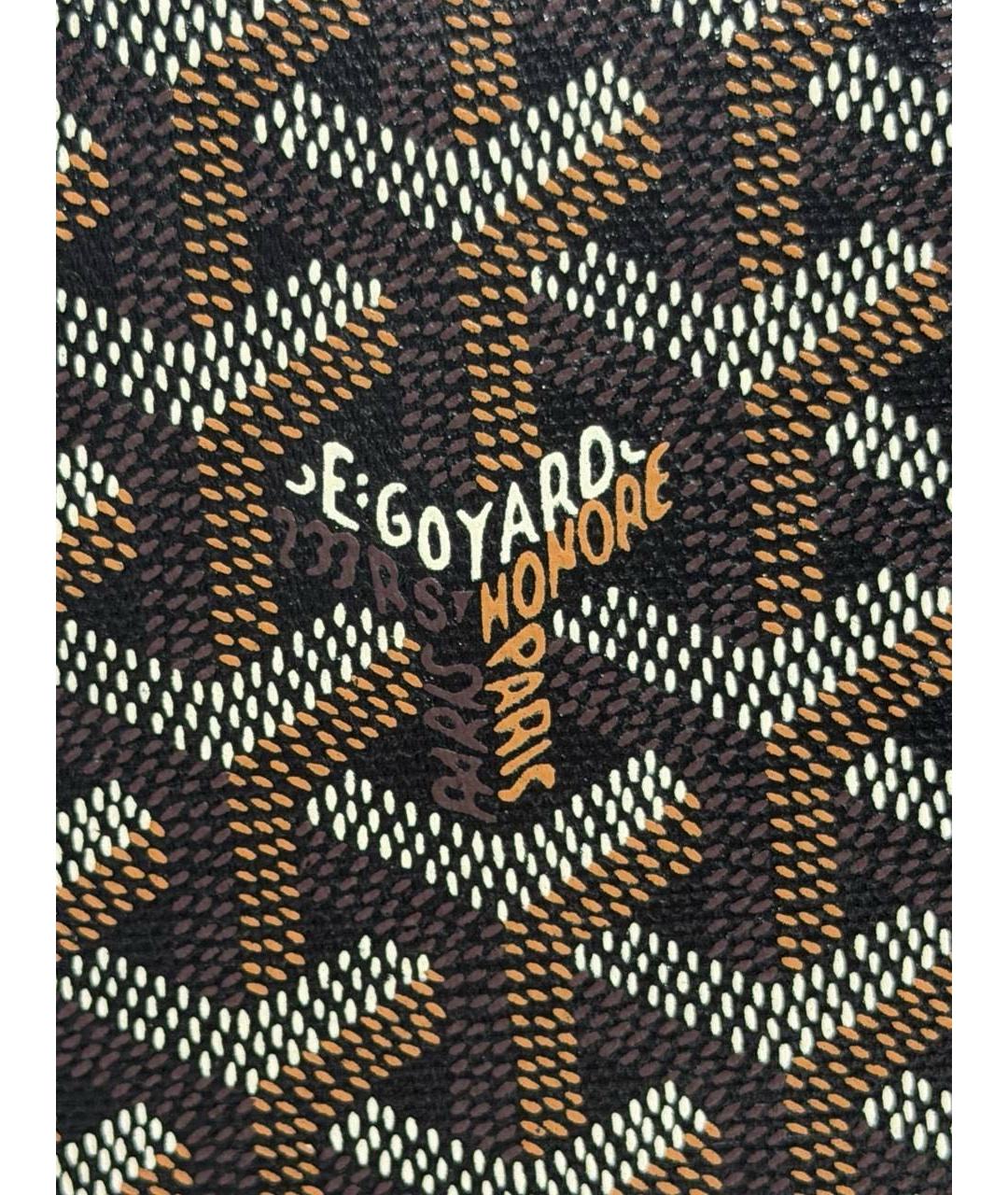 GOYARD Черная канва сумка через плечо, фото 4