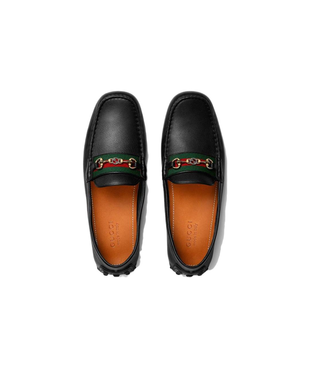 GUCCI Черные кожаные лоферы, фото 4