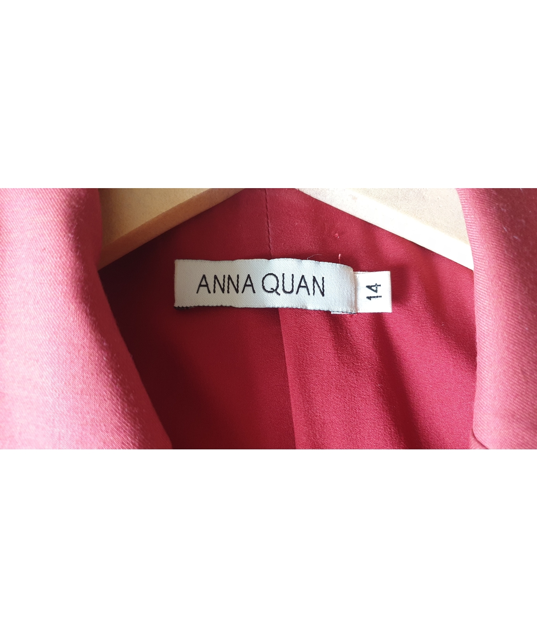 ANNA QUAN Красный полиэстеровый жакет/пиджак, фото 5