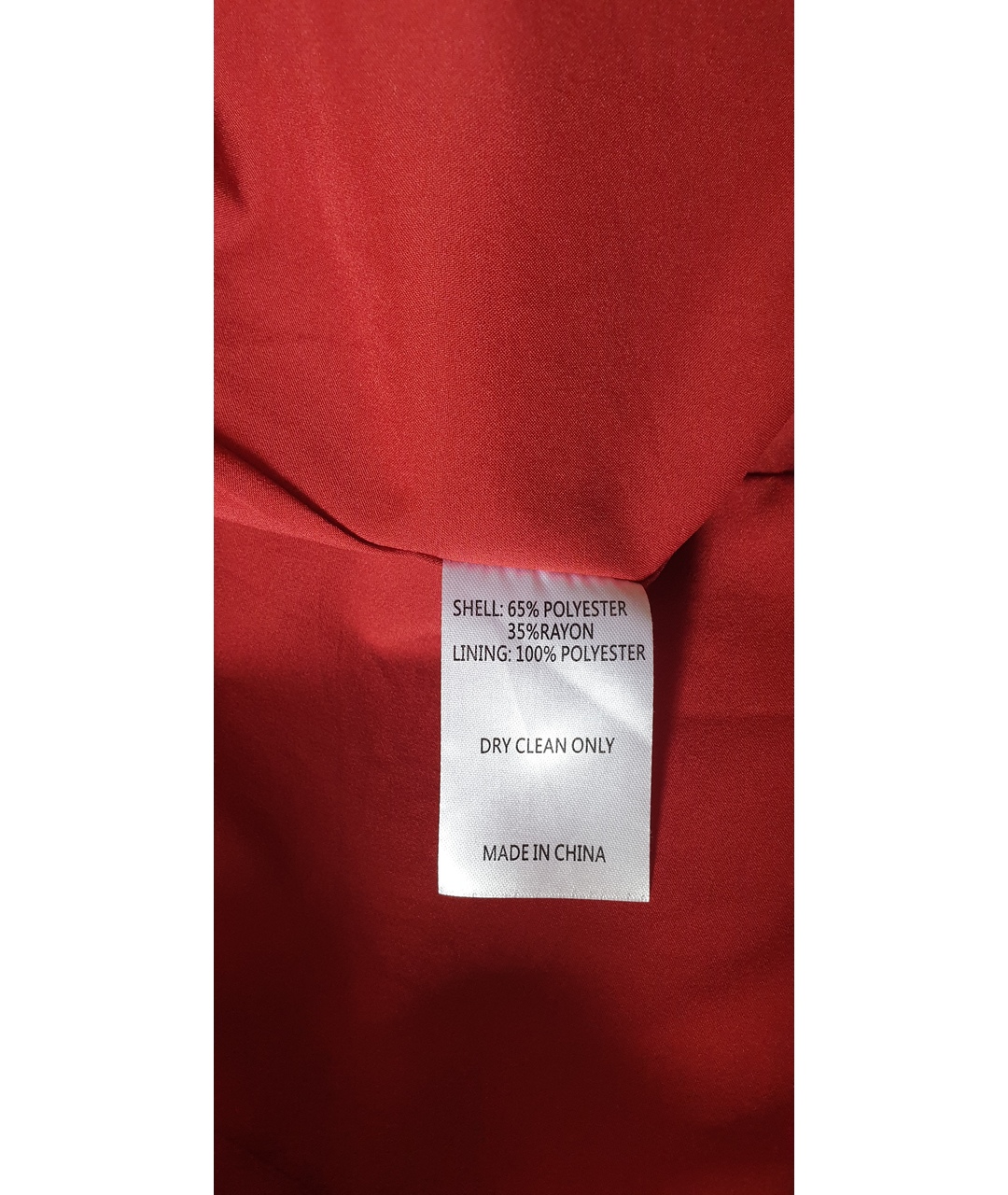 ANNA QUAN Красный полиэстеровый жакет/пиджак, фото 6