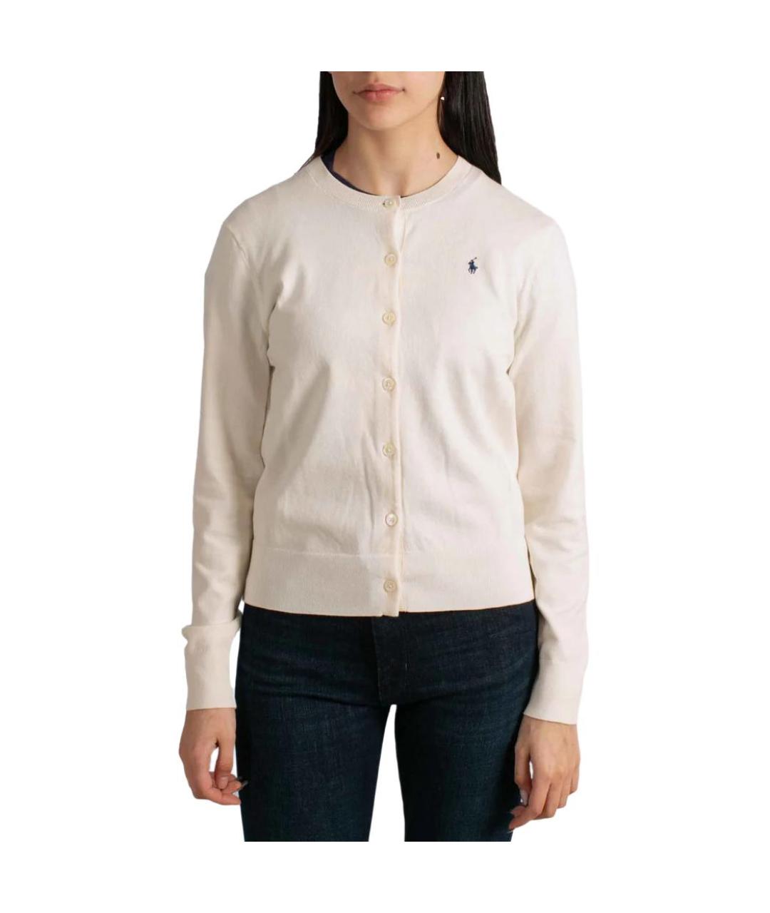 POLO RALPH LAUREN Белый кардиган, фото 2