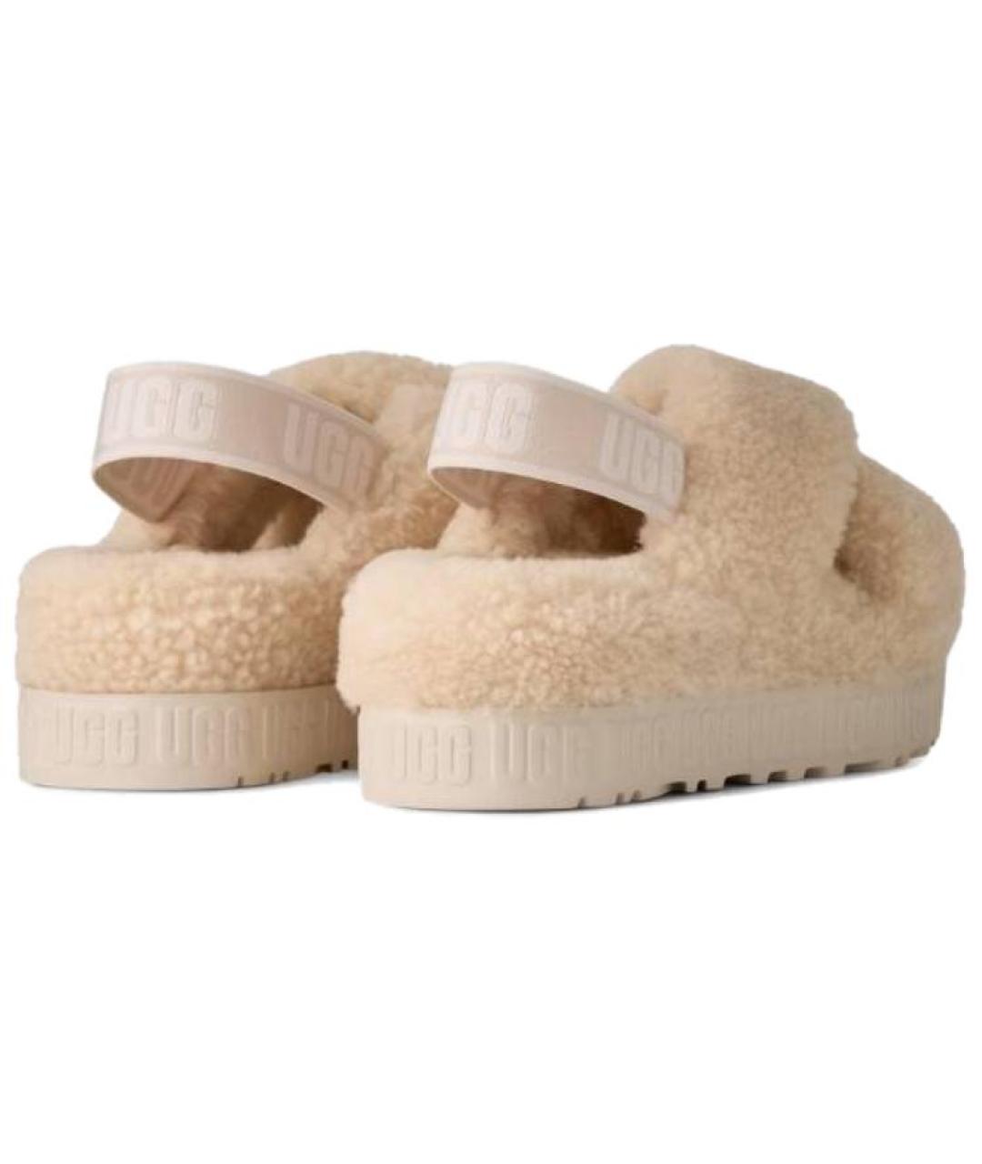 UGG Бежевые сандалии, фото 3