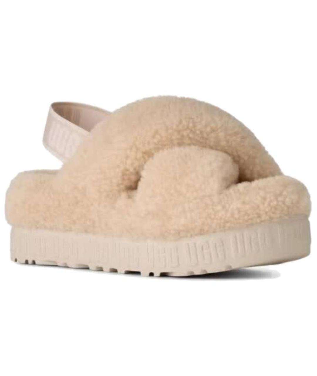 UGG Бежевые сандалии, фото 2