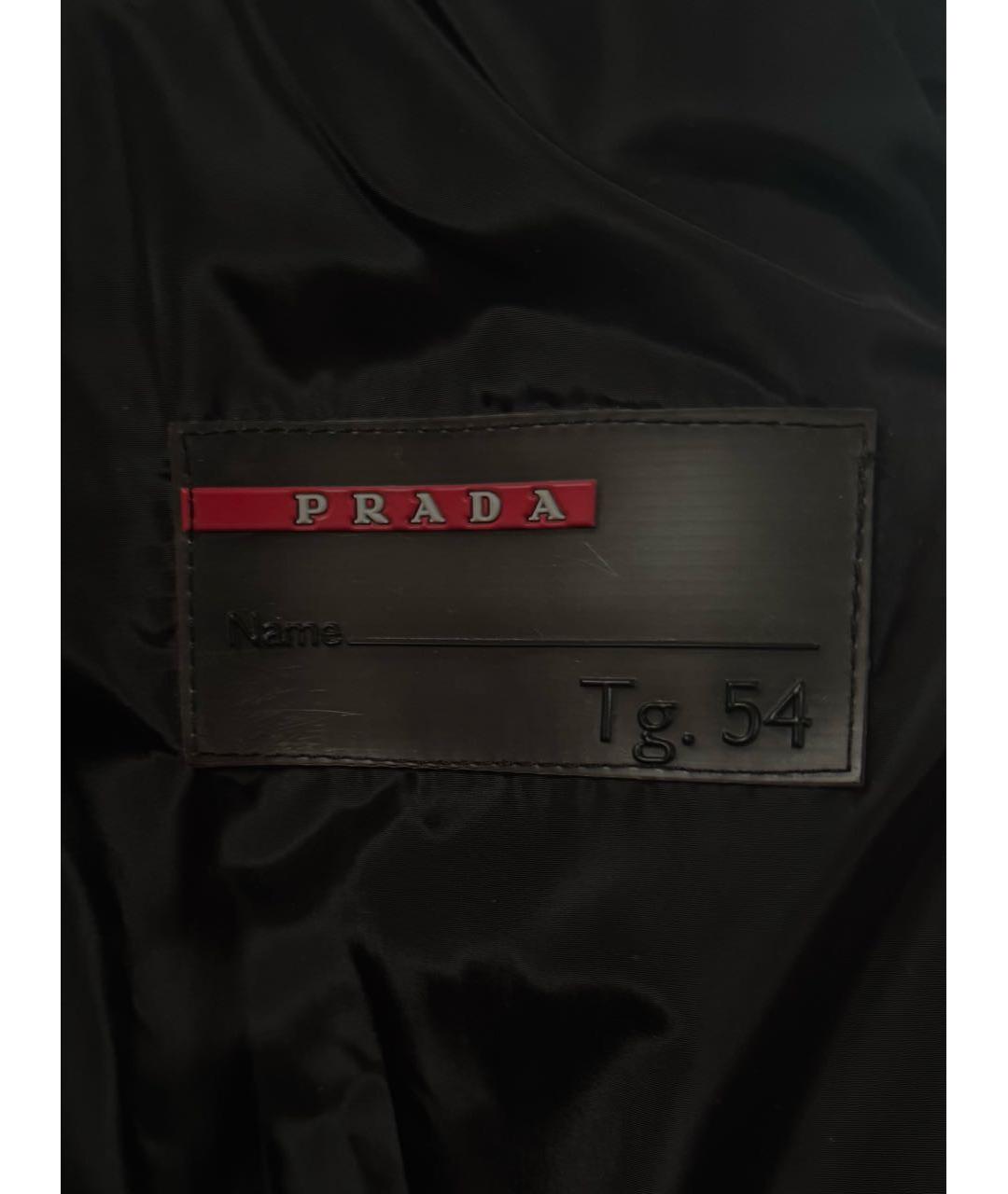 PRADA Черная нейлоновая куртка, фото 6