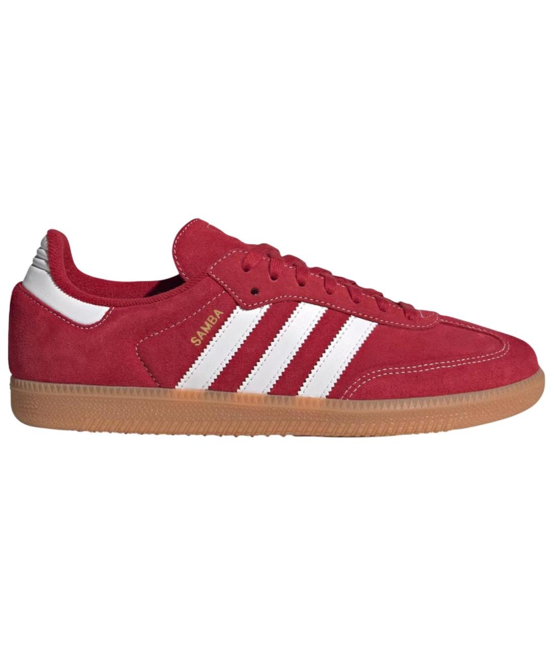 ADIDAS Красные низкие кроссовки / кеды, фото 1