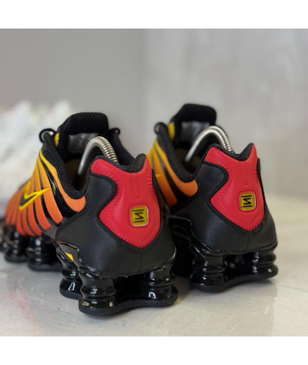 NIKE Оранжевые синтетические низкие кроссовки / кеды, фото 2