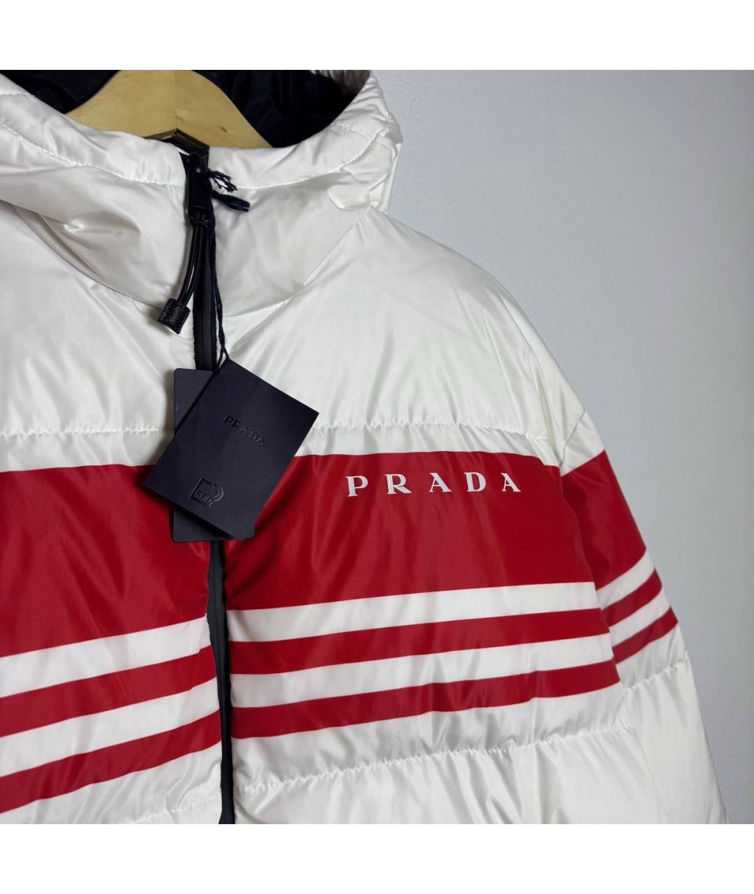 PRADA Белый пуховик, фото 3
