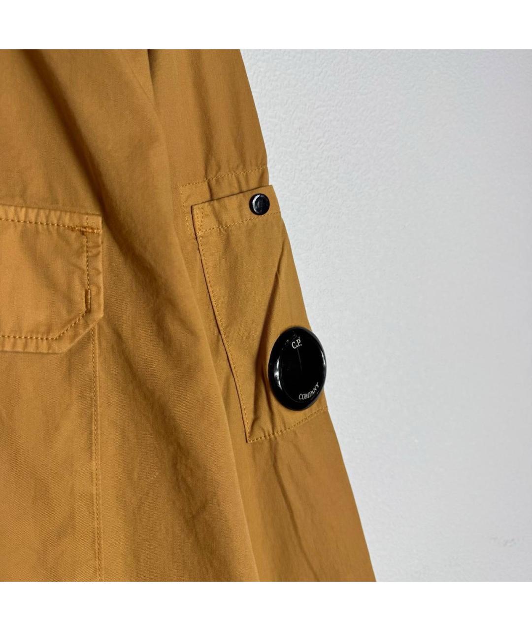 CP COMPANY Горчичная хлопковая куртка, фото 5