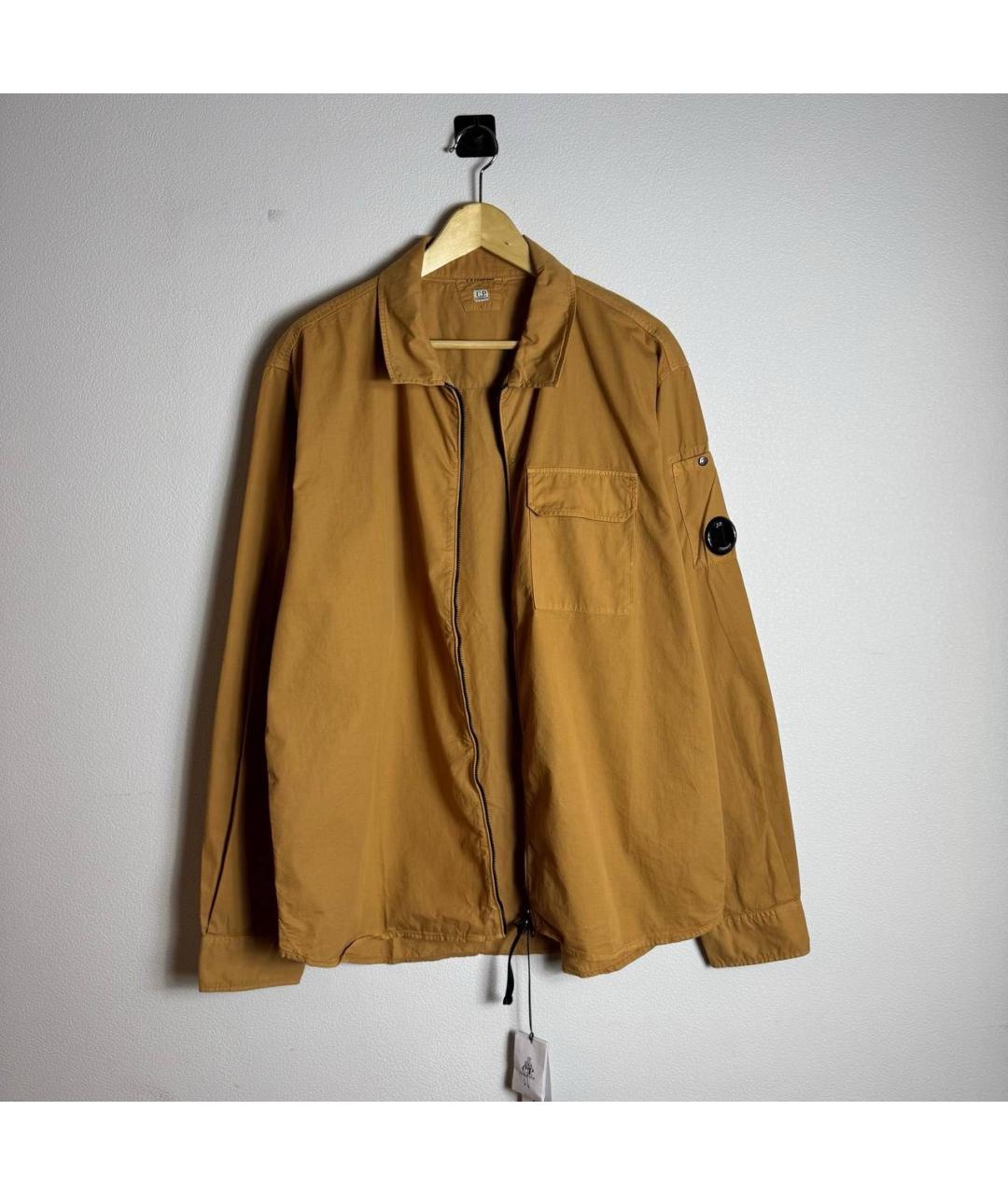 CP COMPANY Горчичная хлопковая куртка, фото 2