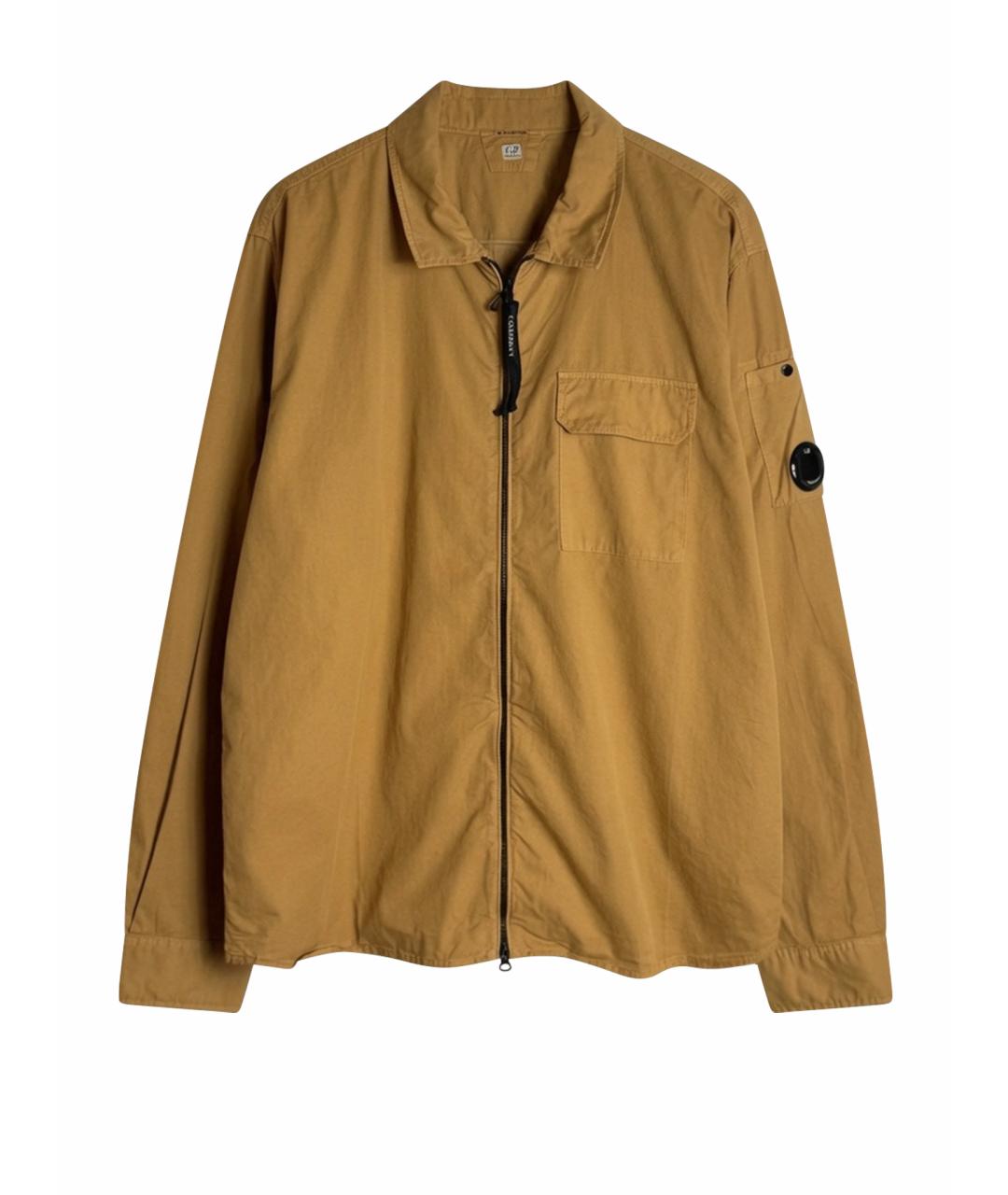 CP COMPANY Горчичная хлопковая куртка, фото 1