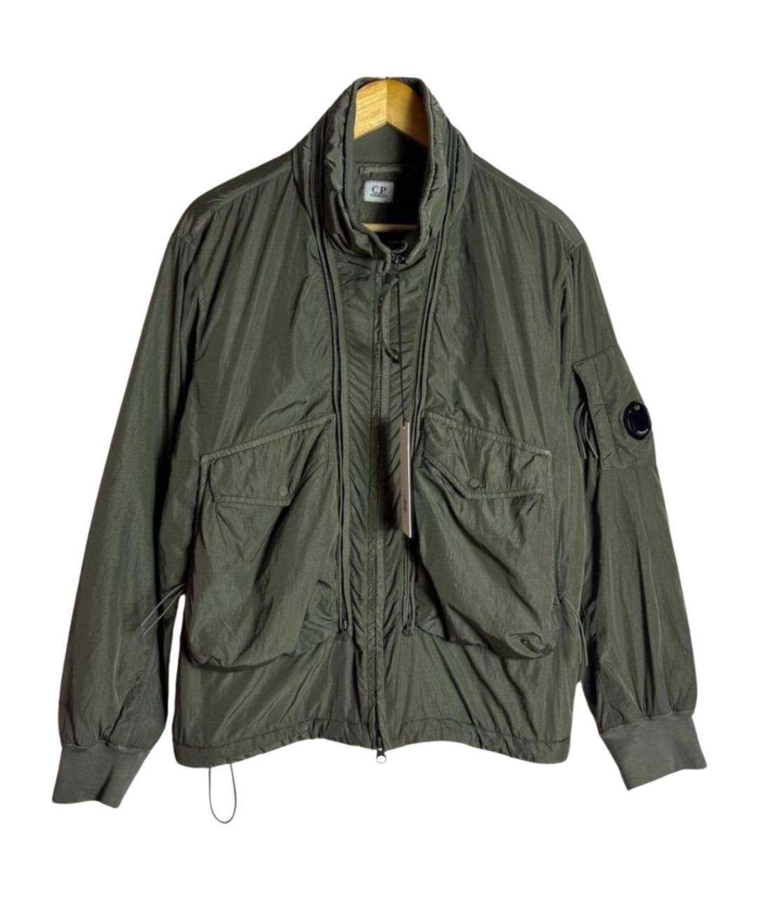 CP COMPANY Зеленая полиамидовая куртка, фото 1