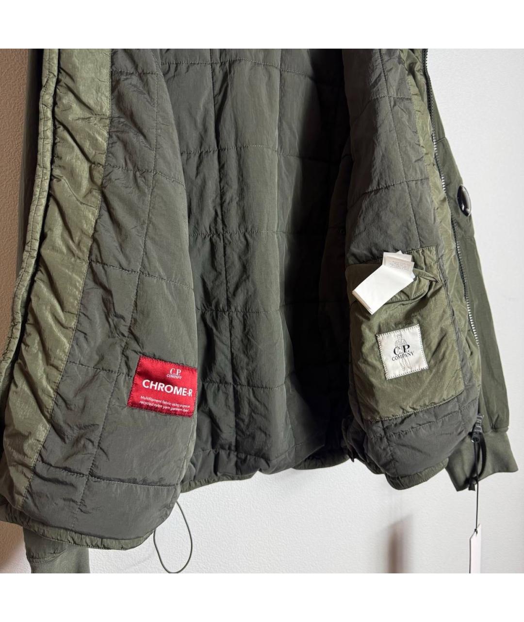 CP COMPANY Зеленая полиамидовая куртка, фото 4