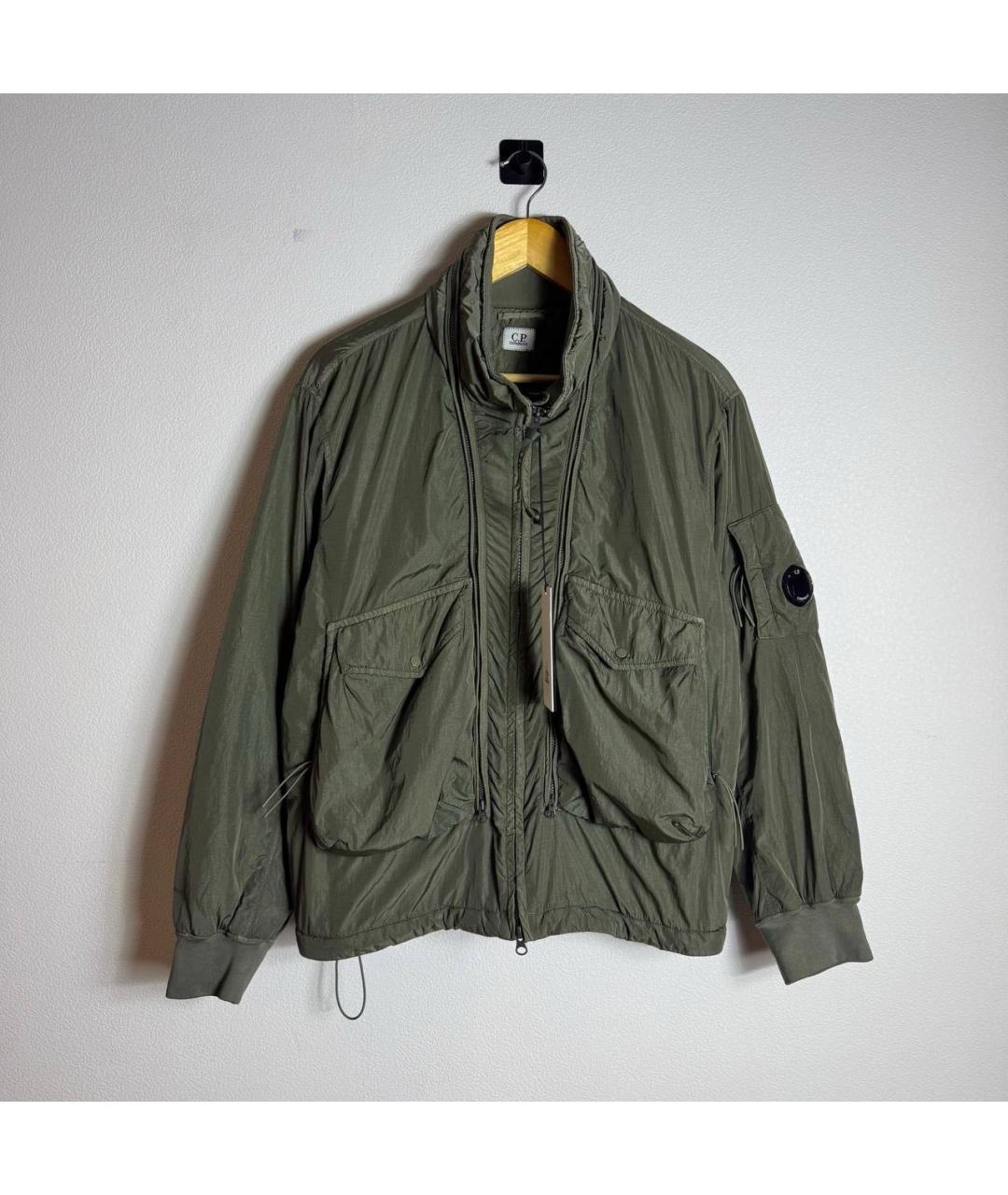 CP COMPANY Зеленая полиамидовая куртка, фото 8