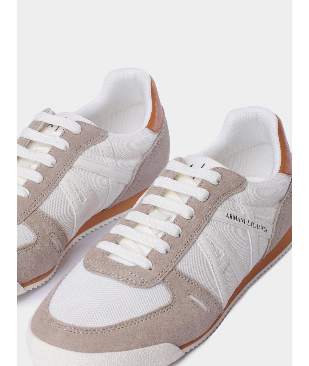 ARMANI EXCHANGE Коричневые низкие кроссовки / кеды, фото 3