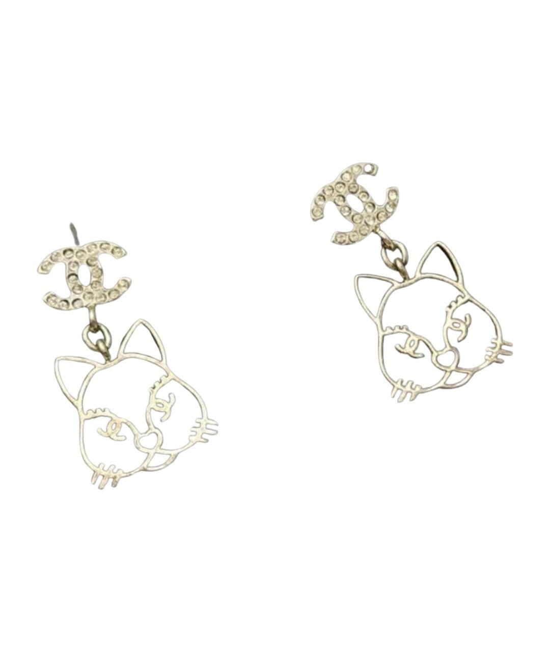 CHANEL Серебряные серьги, фото 5