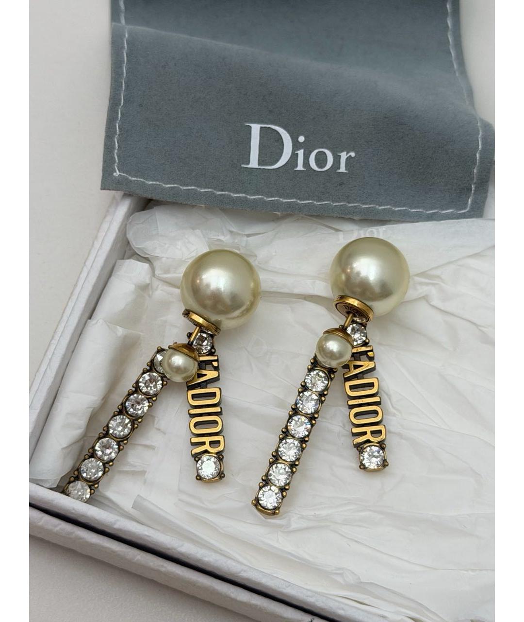 CHRISTIAN DIOR Золотые серьги, фото 4